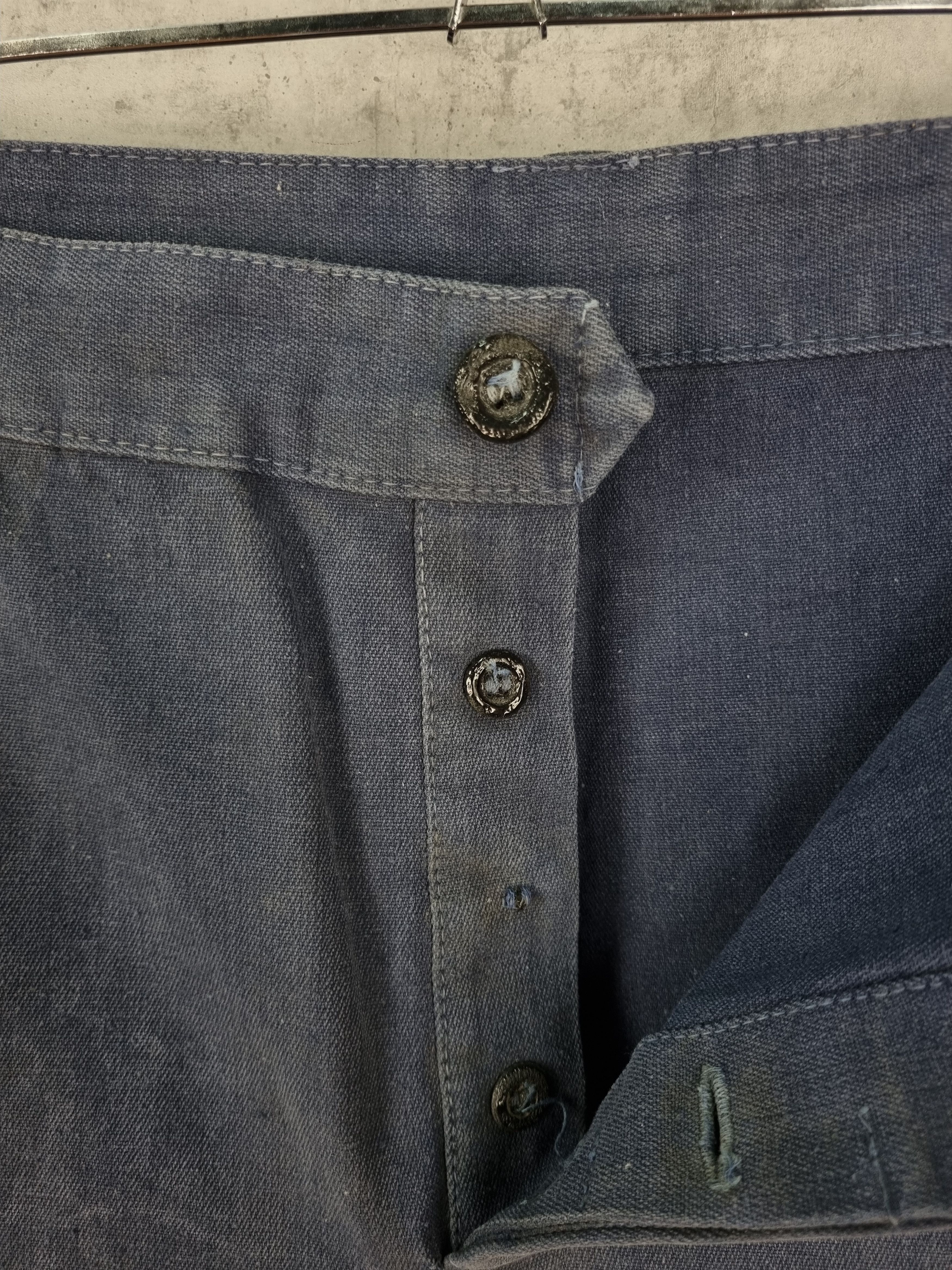 Le Laboureur × Vetra × Vintage Rare Double knees 60s Faded Workers pants Thrashed Punk Size US 32 / EU 48 - 20 Thumbnail