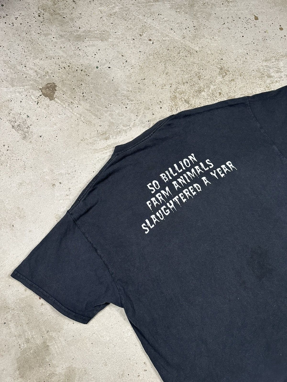 Band Tees × Vintage Vintage Multi Death Corporations MDC Trashed Black Tee Size US XL / EU 56 / 4 - 8 Thumbnail