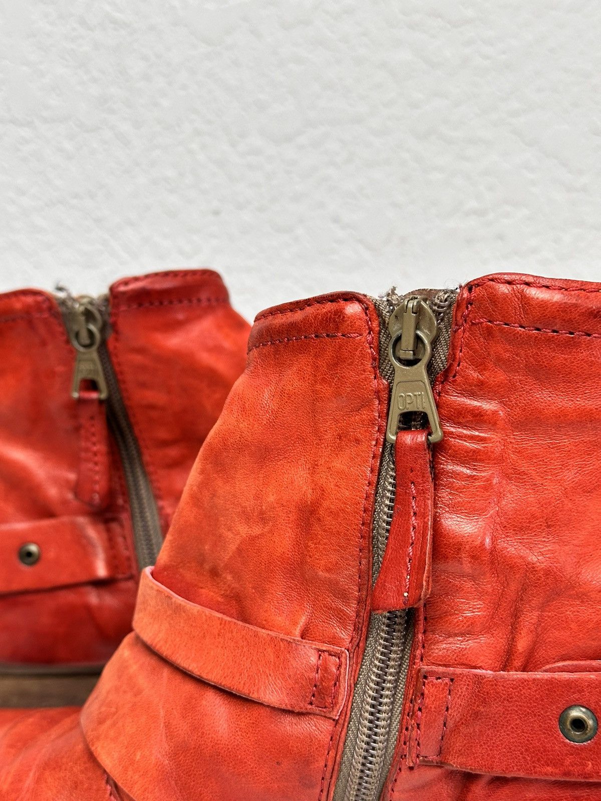 RARE LEATHER BOOTS RICK OWENS STYLE AVANT-GARDE SUIDE Guidi