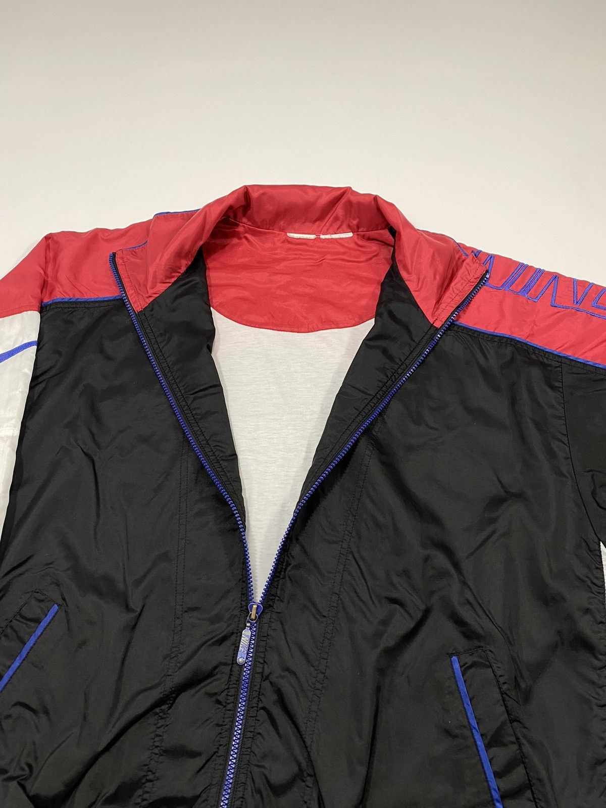 Nike LASTDROP🔥 Vintage 90s Nike Veni Vidi Vici Cobra Nylon Jacket Size US XL / EU 56 / 4 - 9 Thumbnail
