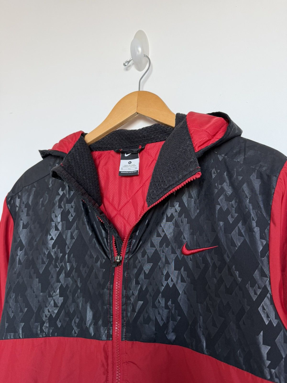 Nike Nike Hooded Full Zip Jacket Men’s XL Red Black Athletic Size US XL / EU 56 / 4 - 3 Thumbnail