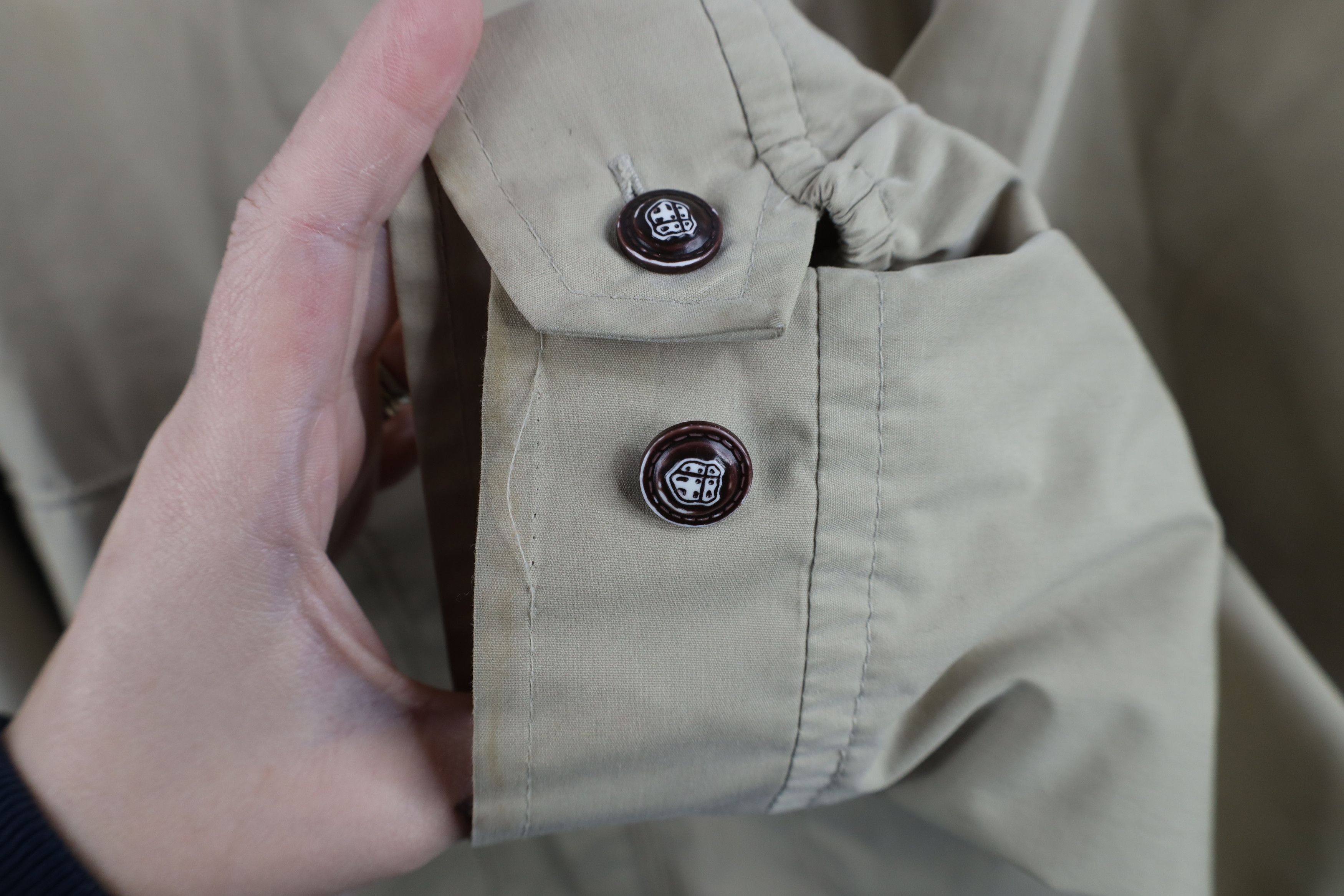 Vintage Vintage 90s McGregor Flannel Lined Bomber Jacket Beige Size US XXL / EU 58 / 5 - 5 Thumbnail