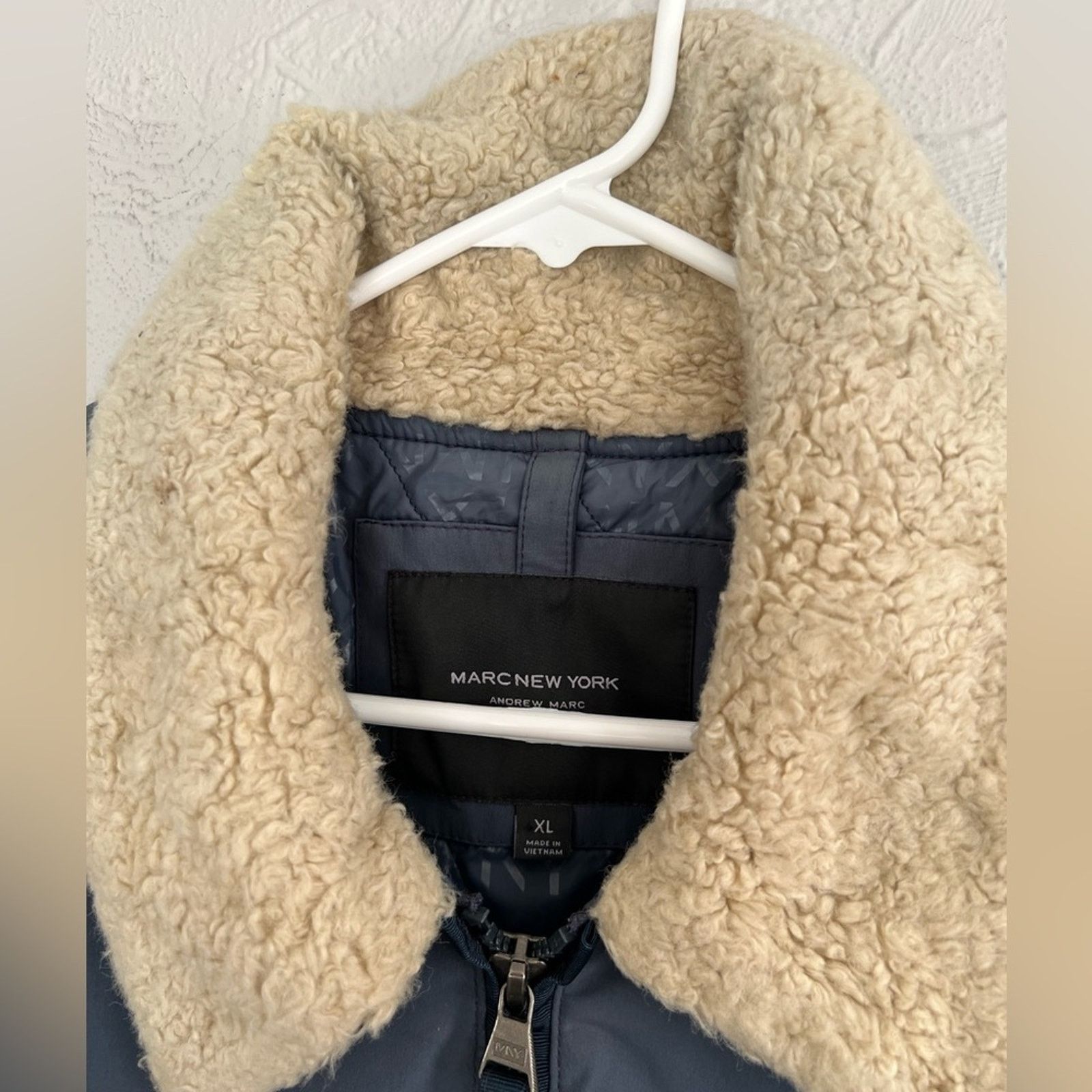 Andrew Marc Andrew Marc Yarmouth Micro Sheen Parka Jacket Sherpa LARGE Size US L / EU 52-54 / 3 - 6 Thumbnail