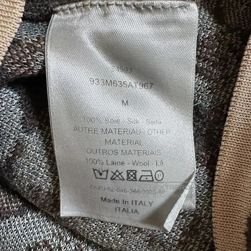 Dior Dior Summer Khaki Wool Blend Short Sleeve Tee . Size US M / EU 48-50 / 2 - 5 Thumbnail
