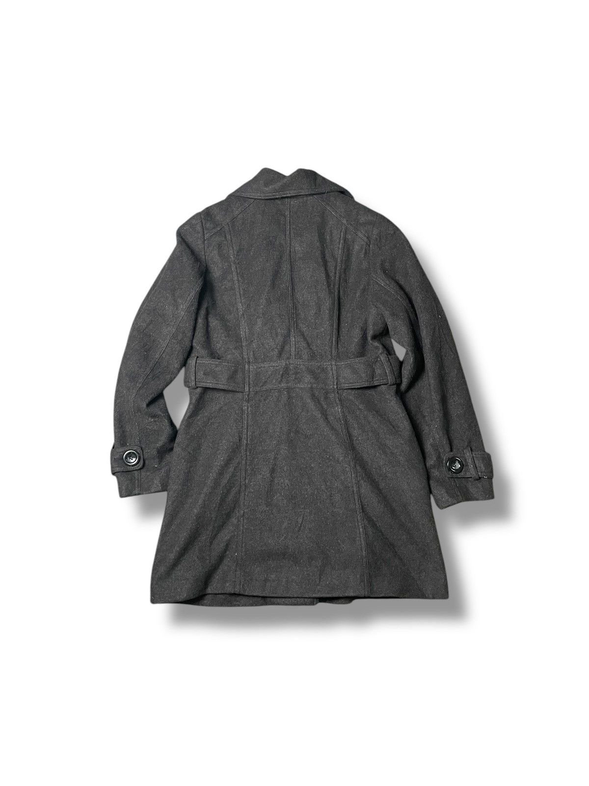 Japanese Brand Twenty One Stage Wool Coat (52) Size US XXS / EU 40 - 3 Thumbnail