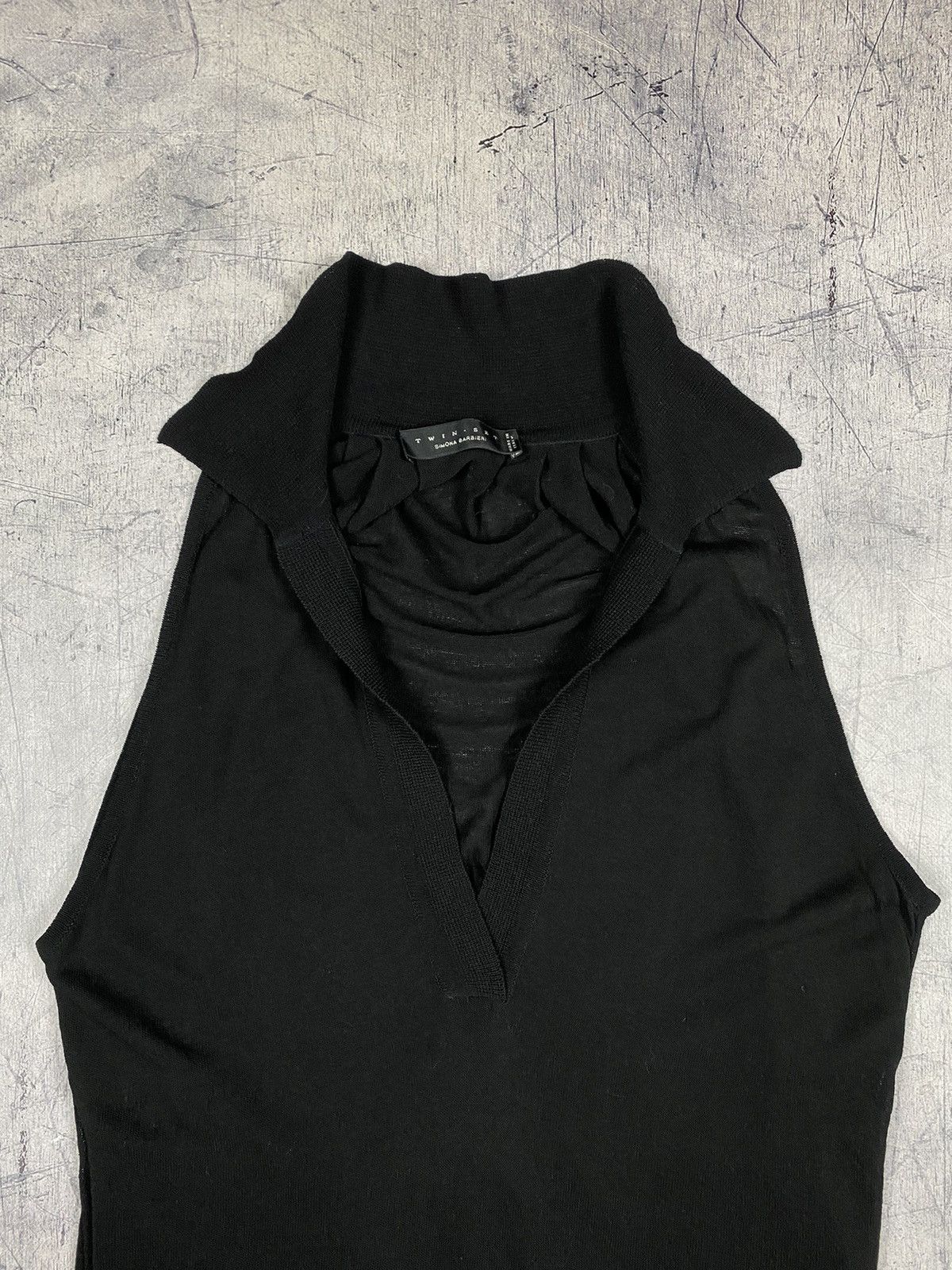 TWINSET Twin Set Simona Barbieri Designed Luxury Polo West Sweater Size M / US 6-8 / IT 42-44 - 3 Thumbnail