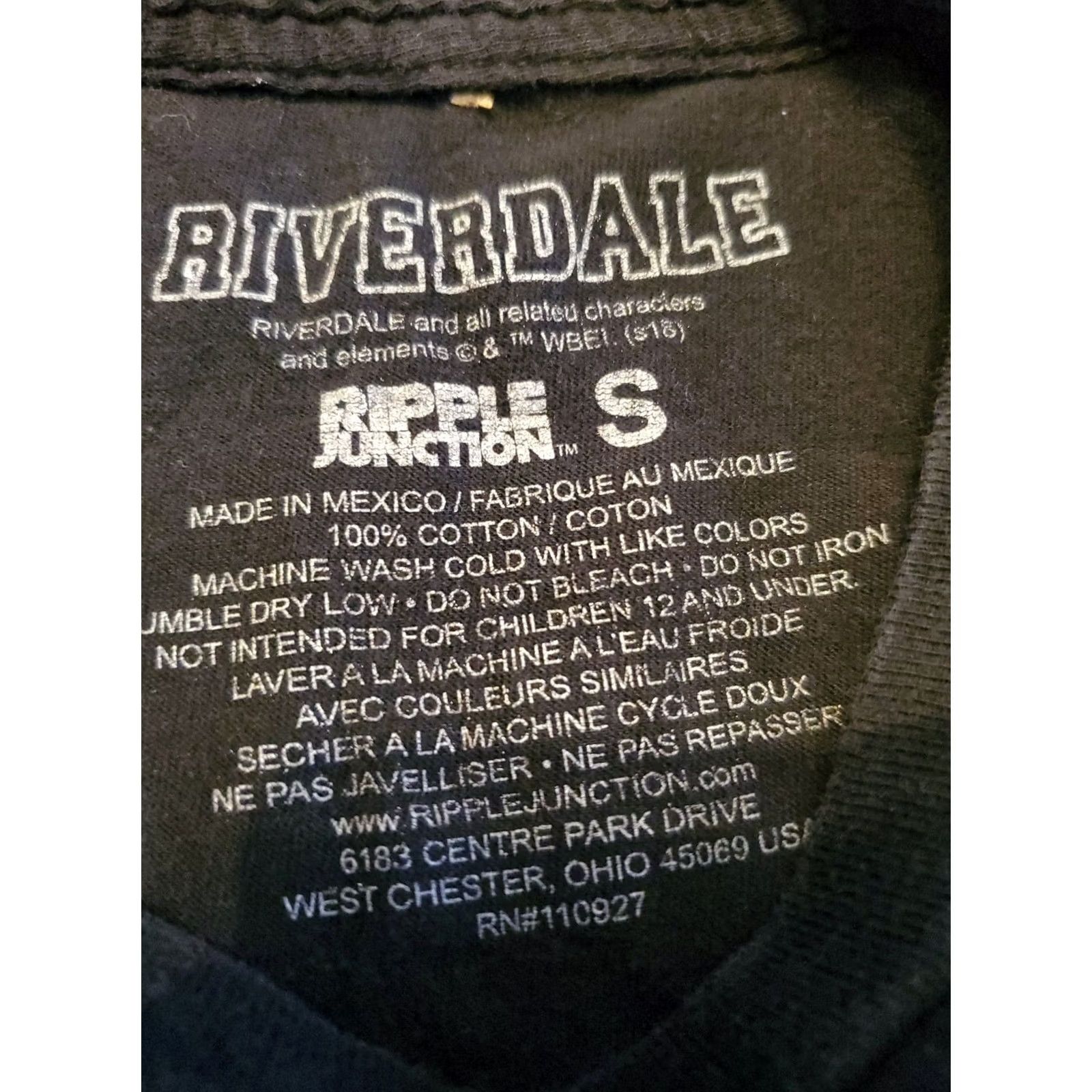 Ripple Junction RIPPLE JUNCTION RIVERDALE SOUTHSIDE SERPENTS TEE T SHIRT Sz S Womens Size S / US 4 / IT 40 - 3 Thumbnail