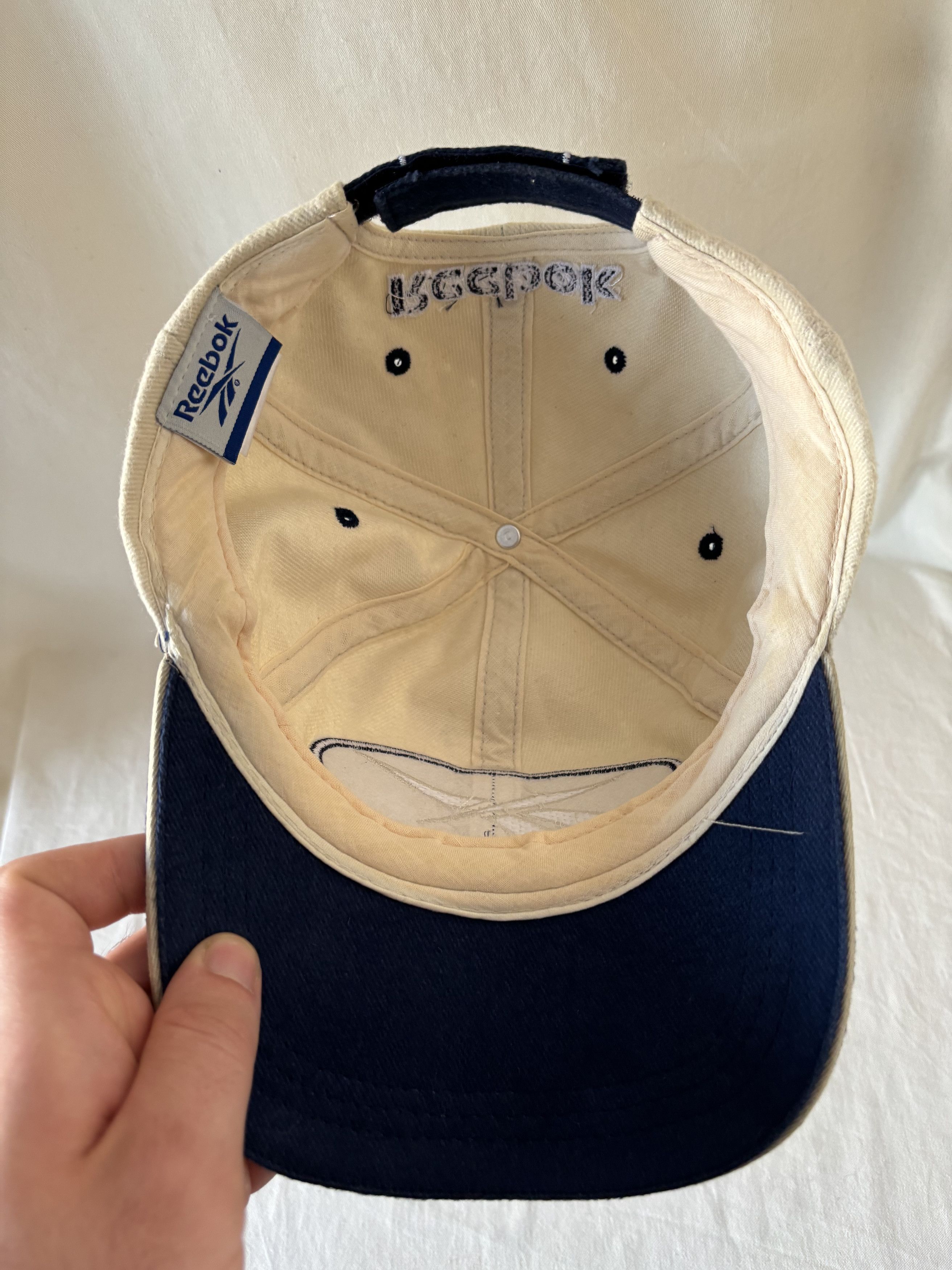 Reebok × Vintage Vintage 90s Reebok Big Logo Cap Size ONE SIZE - 8 Thumbnail