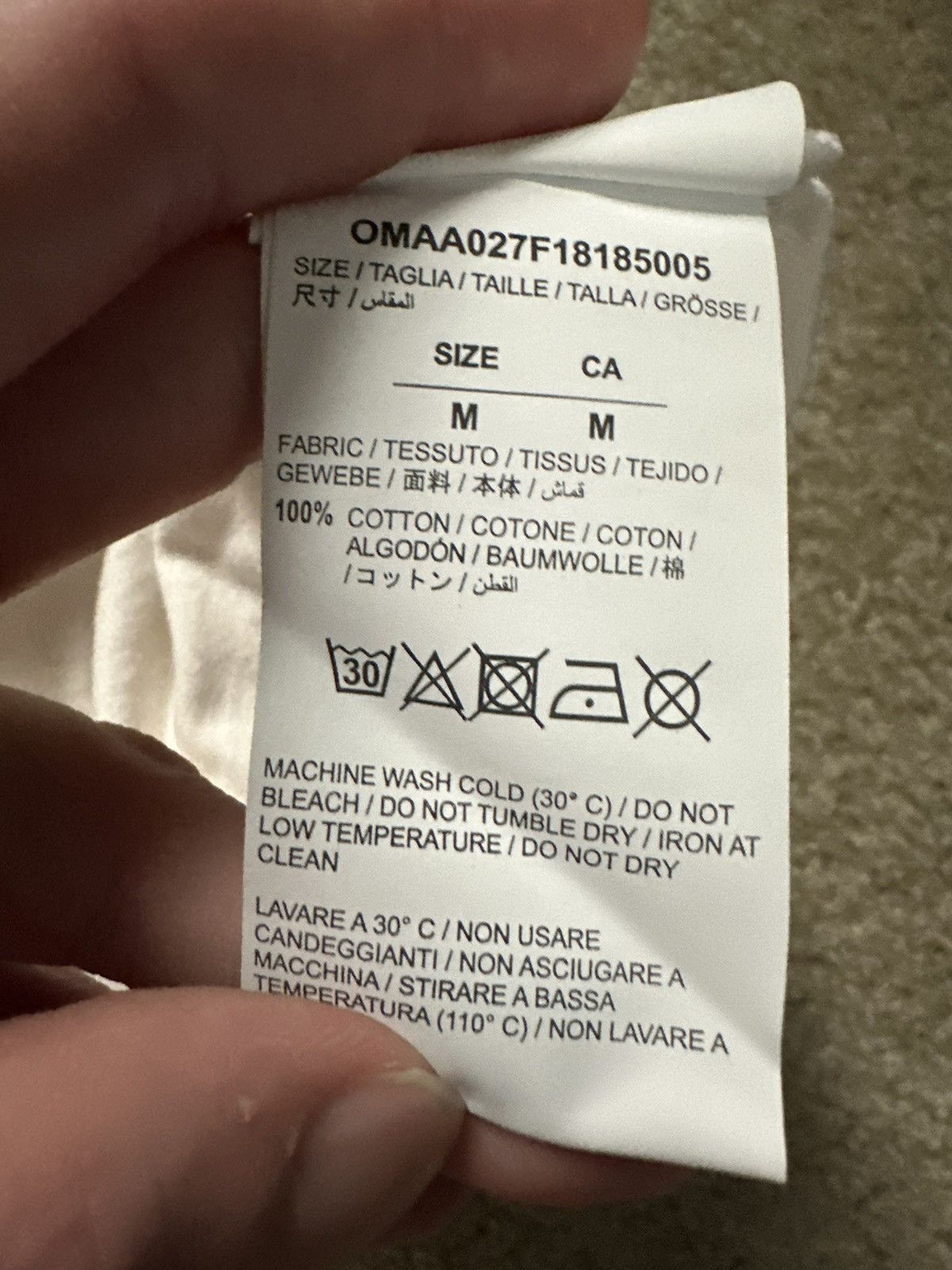Off-White Off White Gradient Arrows Tee Size US M / EU 48-50 / 2 - 6 Thumbnail