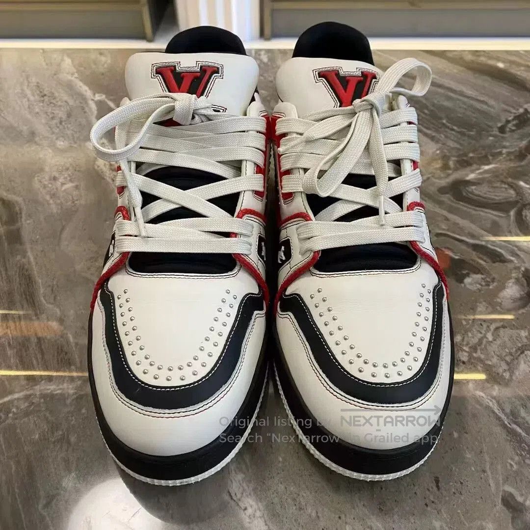 Louis Vuitton louis vuitton trainer shoes in red and black. Size US 9.5 / EU 42-43 - 2 Thumbnail
