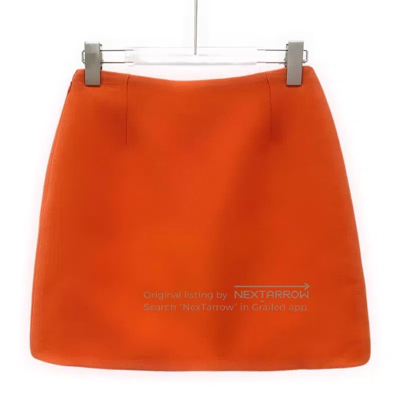 Dior Dior Orange A-shaped skirt and short skirt Size 24" / US 00 / IT 34 - 2 Thumbnail