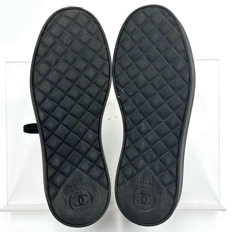 Chanel Chanel Black Pearl Embellished Flat Shoes -2505 Size US 6 / IT 36 - 7 Thumbnail