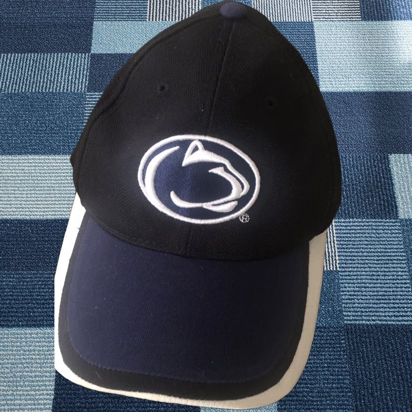 Starter VINTAGE Penn State Nittany Lions Starter Hat Adjustable Logo Cap Navy Blue PSU Logo Hat Hat Size ONE SIZE - 1 Thumbnail