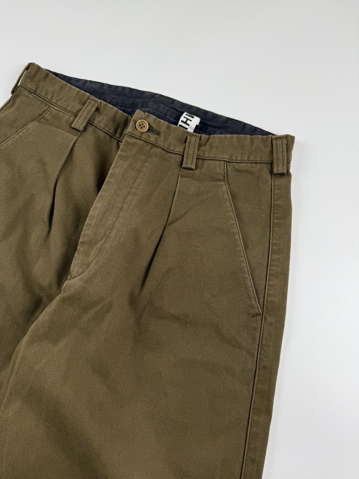 Margaret Howell Margaret Howell Heavy Cotton Single Pleat Chino Pants Size US 30 / EU 46 - 4 Thumbnail