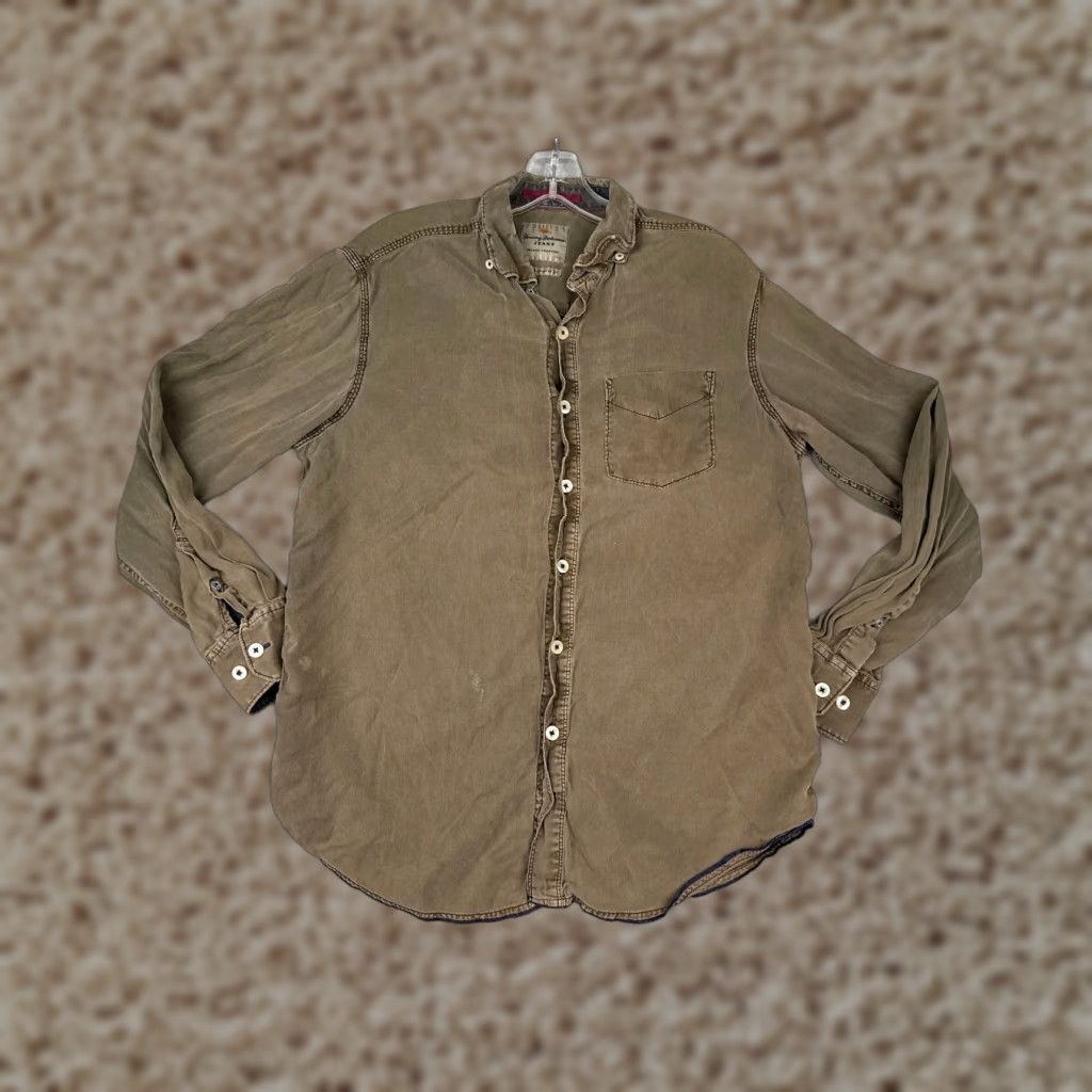 Tommy Bahama Tommy Bahama Shirt Men Small Green Long Sleeve Cotton Blend Button Up Size US S / EU 44-46 / 1 - 1 Thumbnail