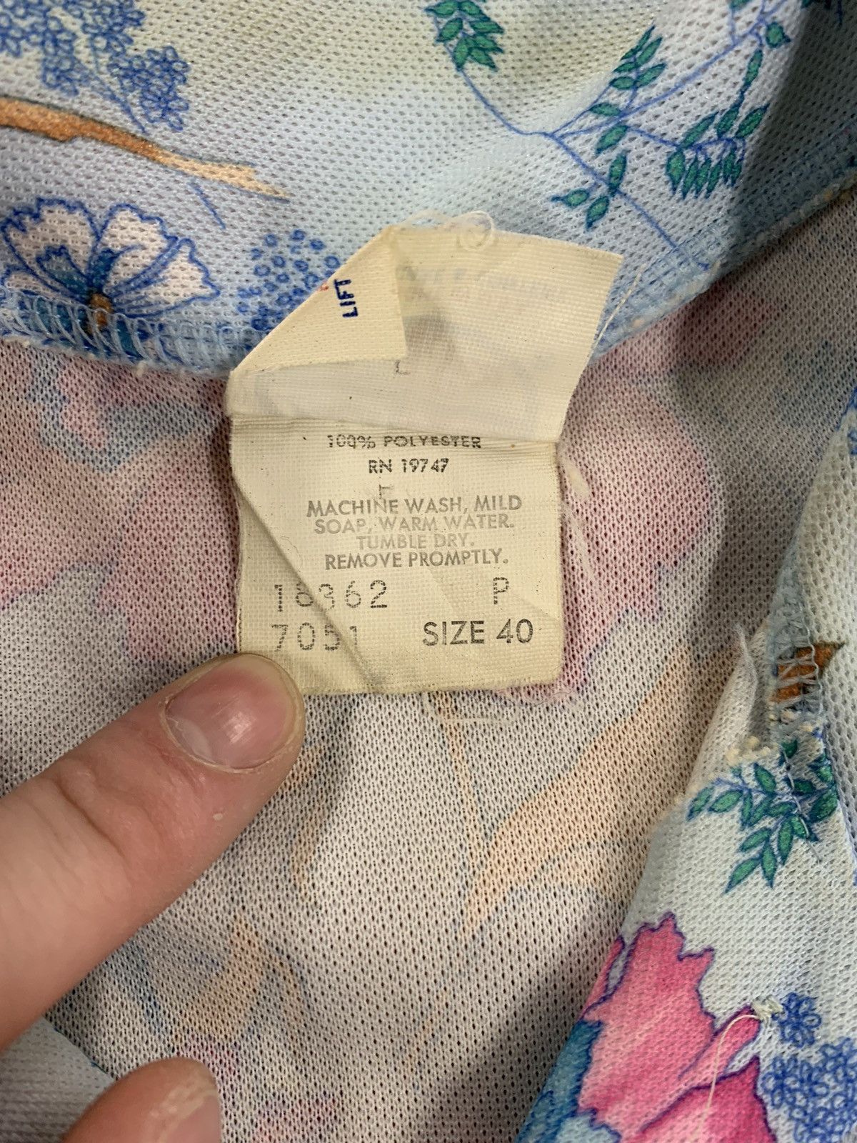Vintage Vintage Land n Sea Floral Shirt Size US M / EU 48-50 / 2 - 1 Thumbnail