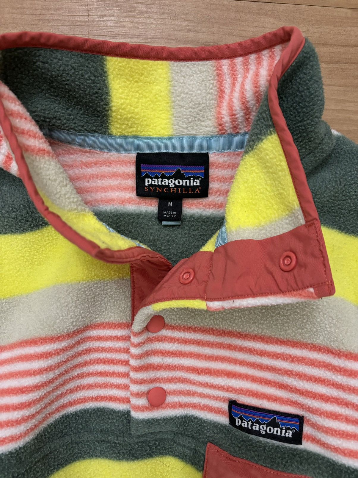 Patagonia 🍭Patagonia Women’s Synchilla Snap Fleece (Sz M) Size M / US 6-8 / IT 42-44 - 2 Thumbnail
