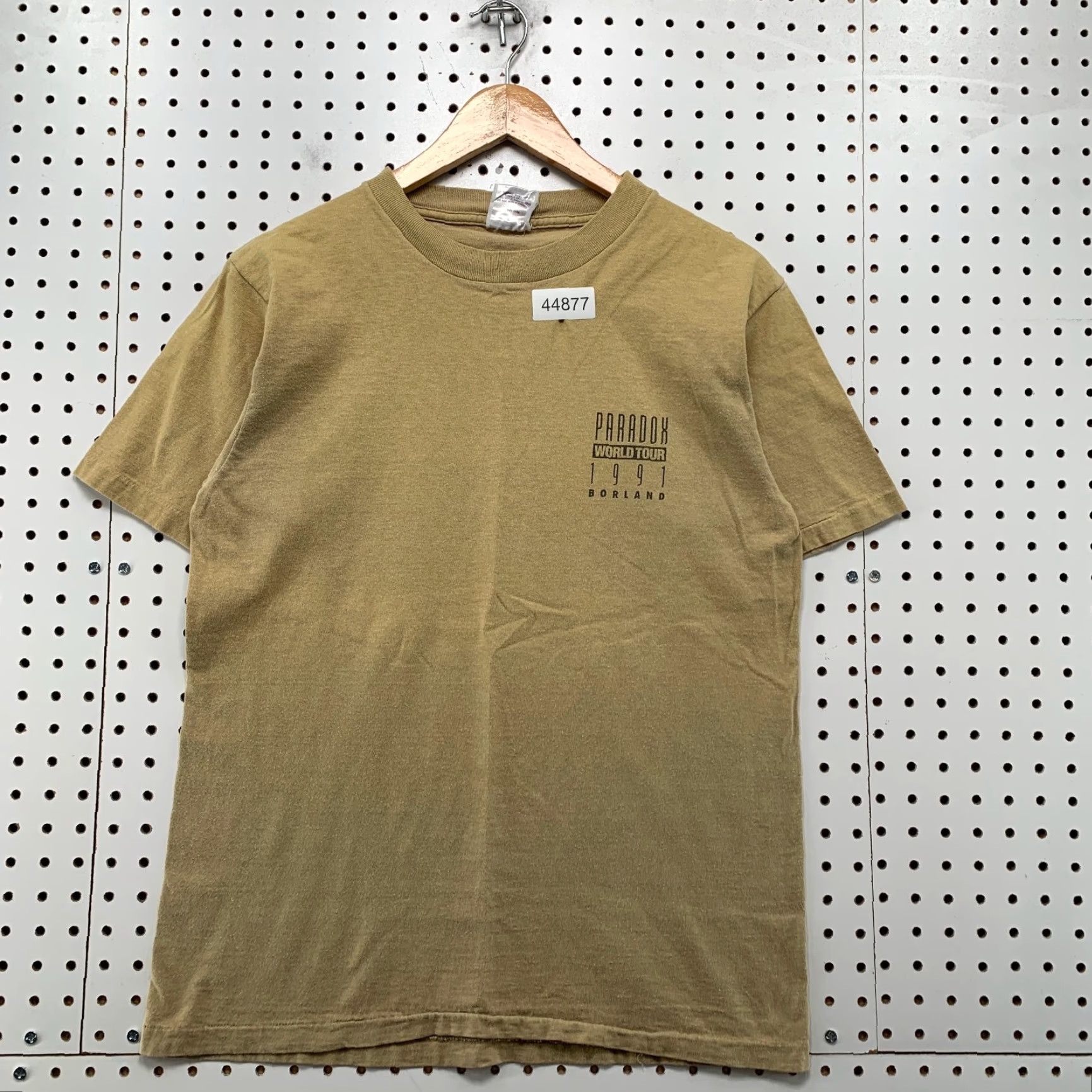 Vintage VINTAGE Paradox Borland World Tour Shirt Mens L Brown 1991 Cyber Punk USA Shirt Mens L Brown 90s Size US L / EU 52-54 / 3 - 2 Thumbnail