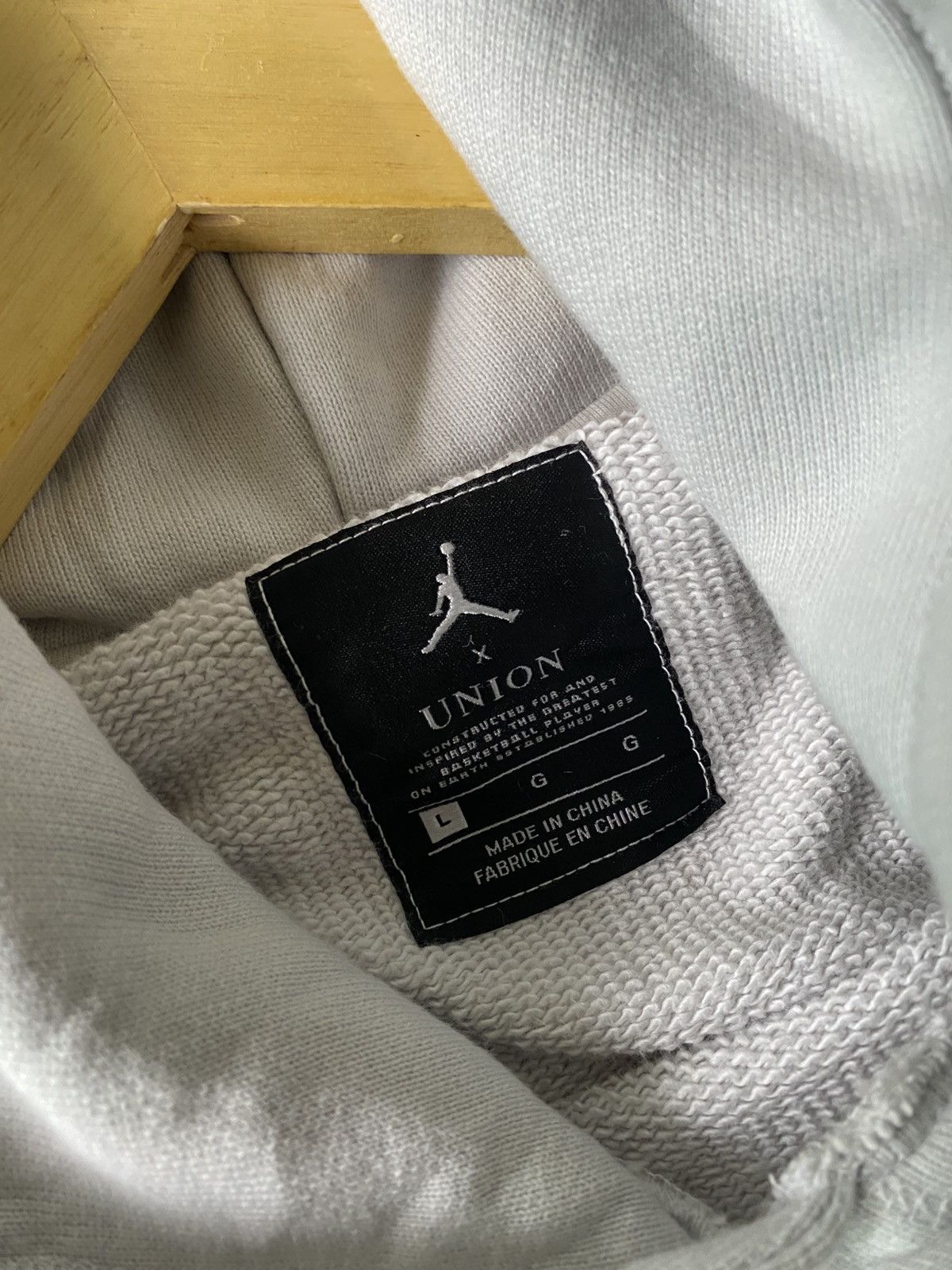 Union LA Jordan x Union Hoodie Distressed Style Size US L / EU 52-54 / 3 - 4 Thumbnail
