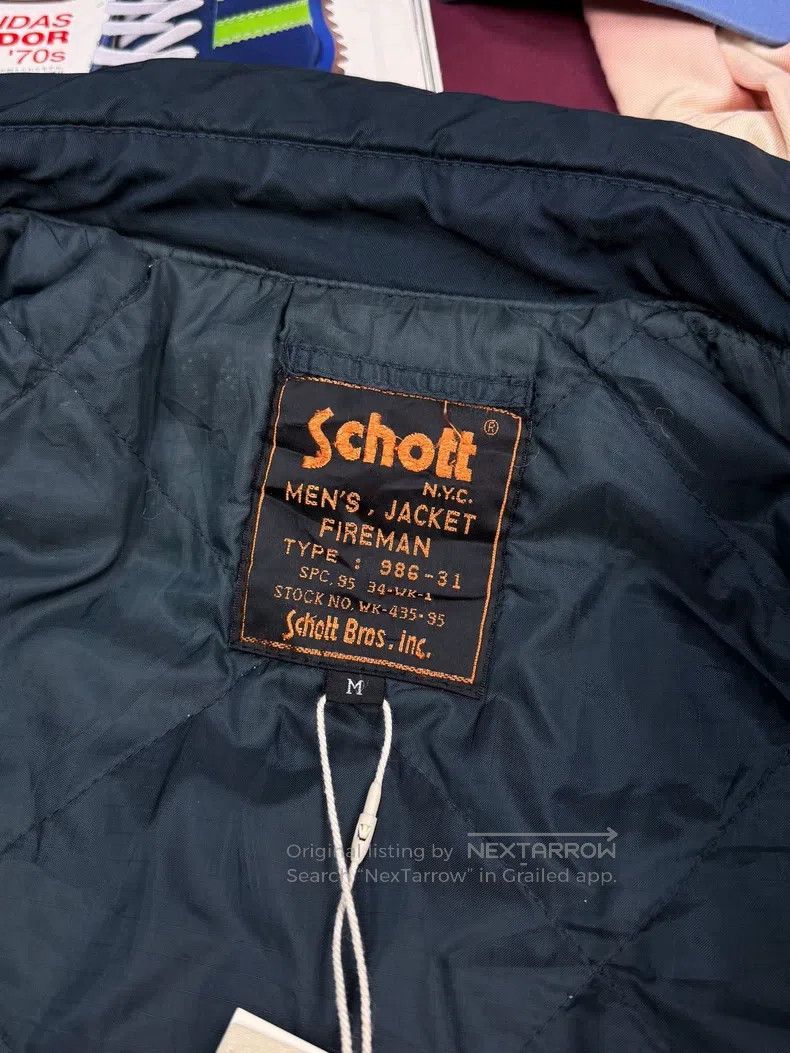 Schott Schott 90s lobster buckle fire coat Size US M / EU 48-50 / 2 - 7 Thumbnail