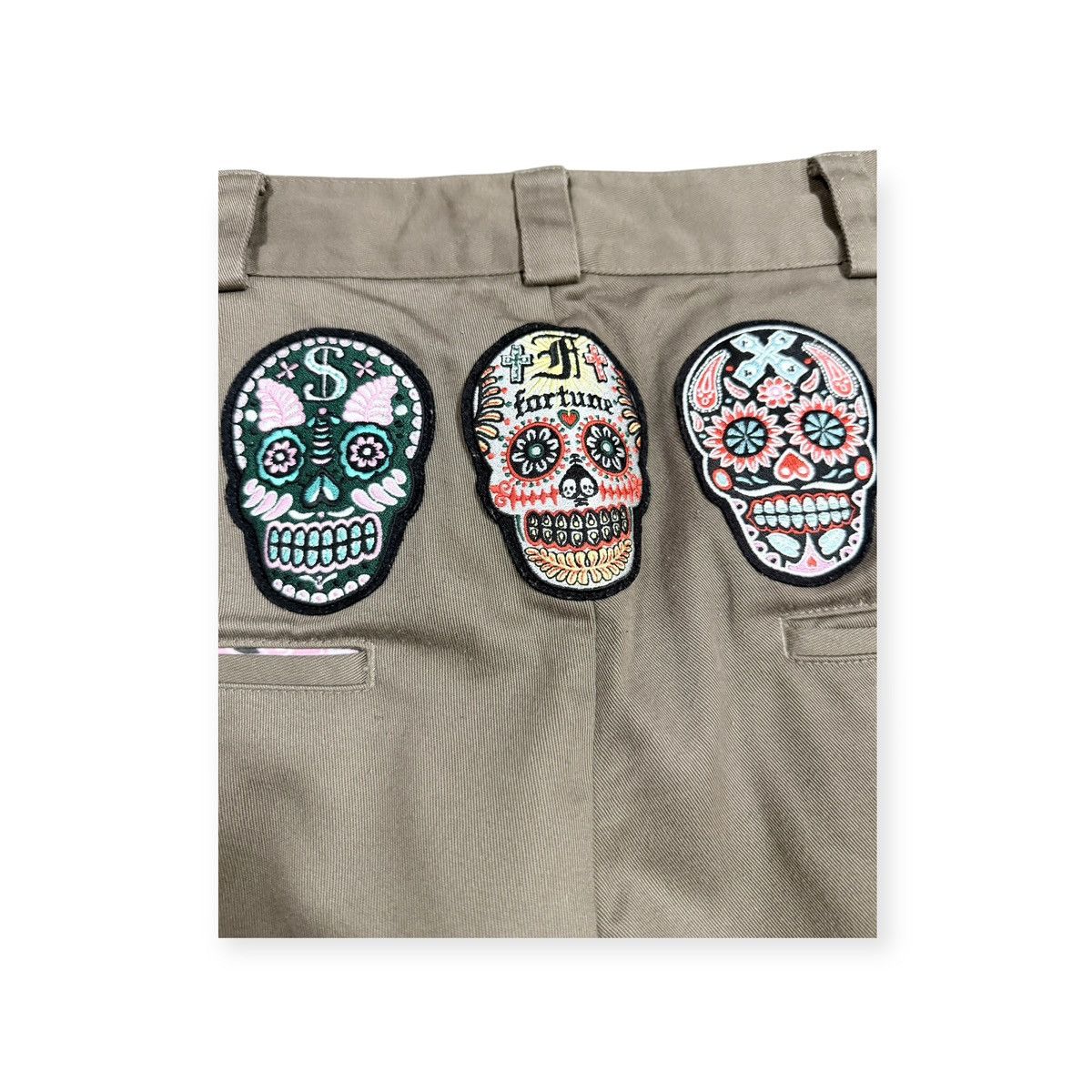 Sasquatchfabrix Vtg🔥Sasquatchfabrix Pattached Skull Chinos Short Pant Size US 34 / EU 50 - 13 Thumbnail