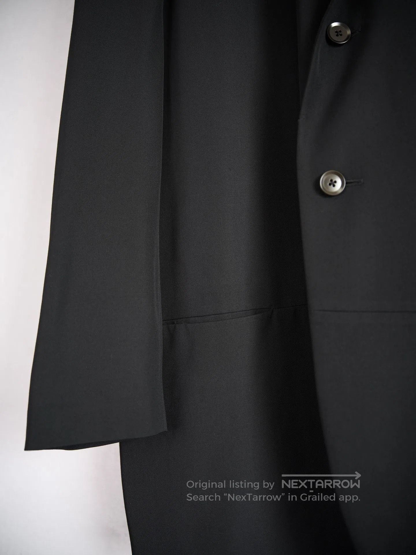 Yohji Yamamoto Yohji Yamamoto 01SS Back Pleated Coat. Size US M / EU 48-50 / 2 - 8 Thumbnail