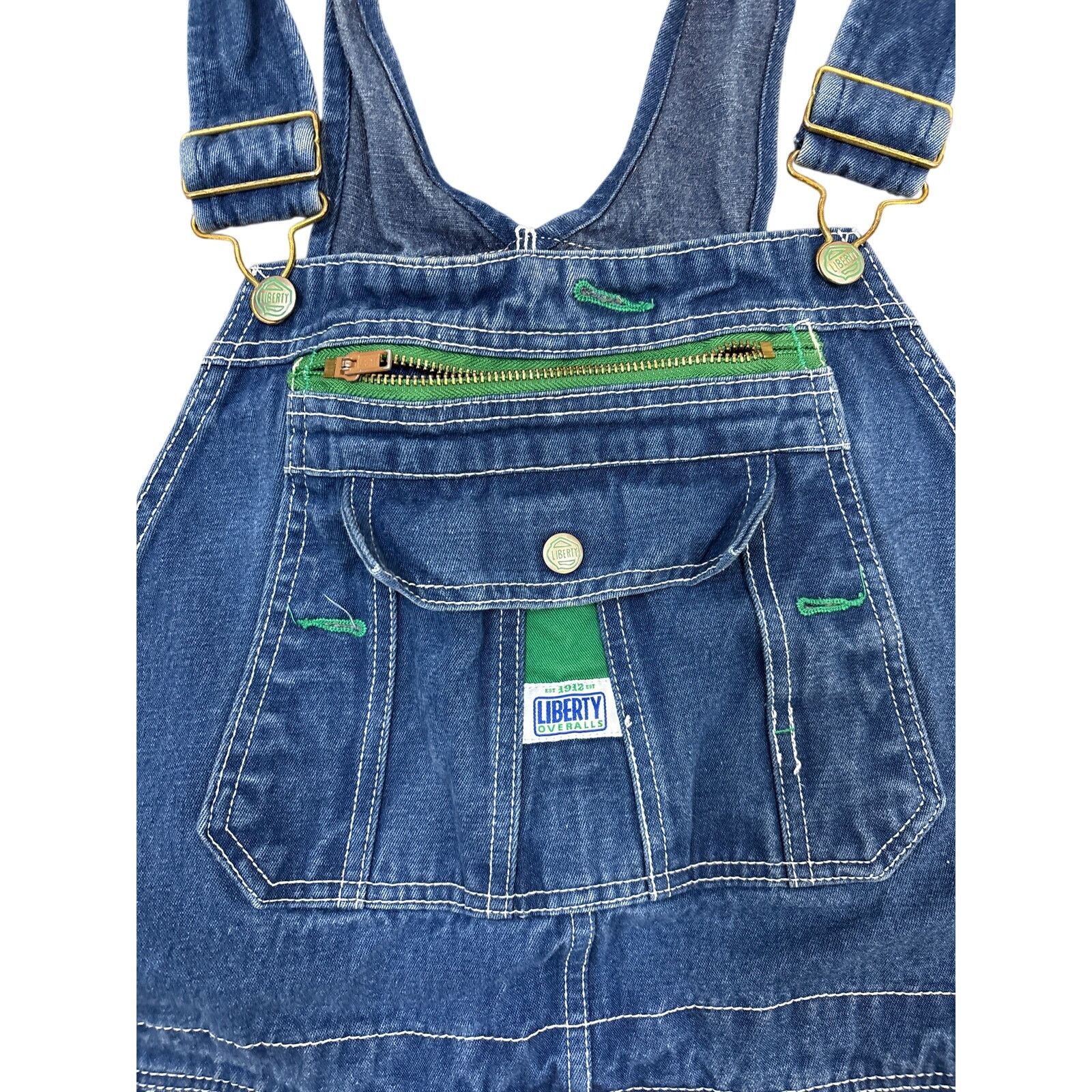 Liberty Denim Jean Liberty Overalls zippers cargo carpenter 40x32 Size US 40 / EU 56 - 3 Thumbnail