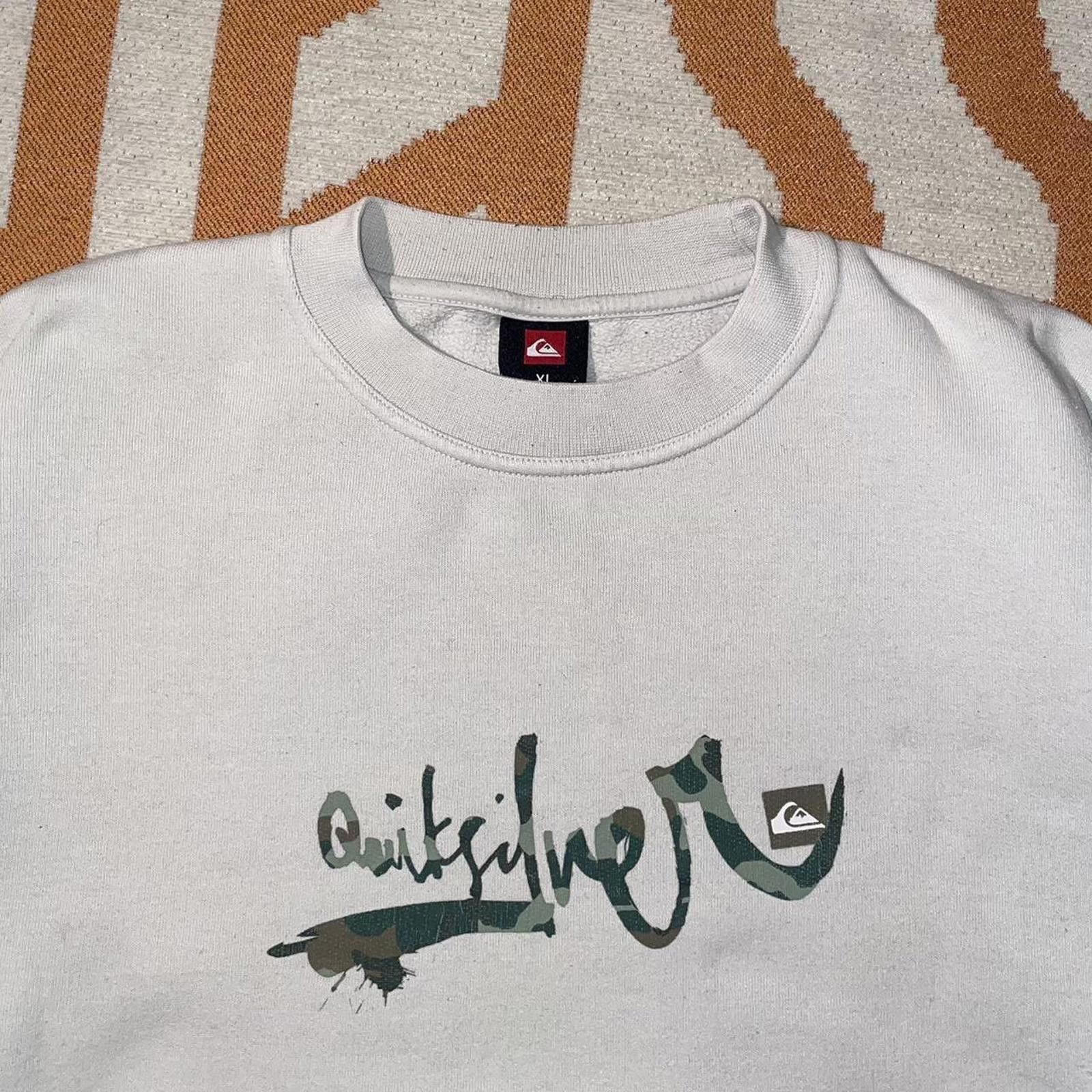 Quiksilver Quiksilver 00s Printed Baggy Sweatshirt XL Size US XL / EU 56 / 4 - 3 Thumbnail
