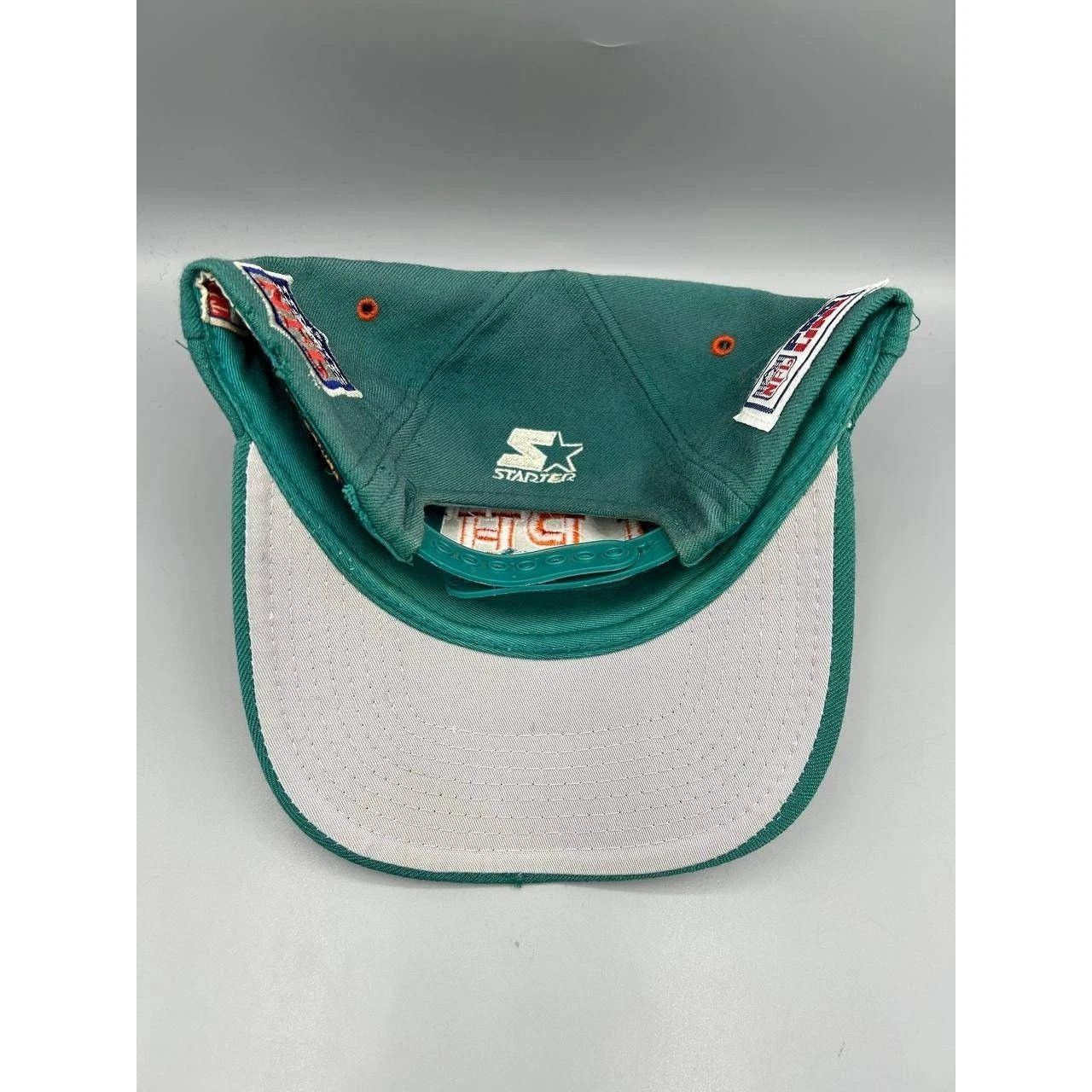 Starter Vintage Miami Dolphins Hat Men Blue NFL Tri Power Snap Back Size ONE SIZE - 6 Thumbnail