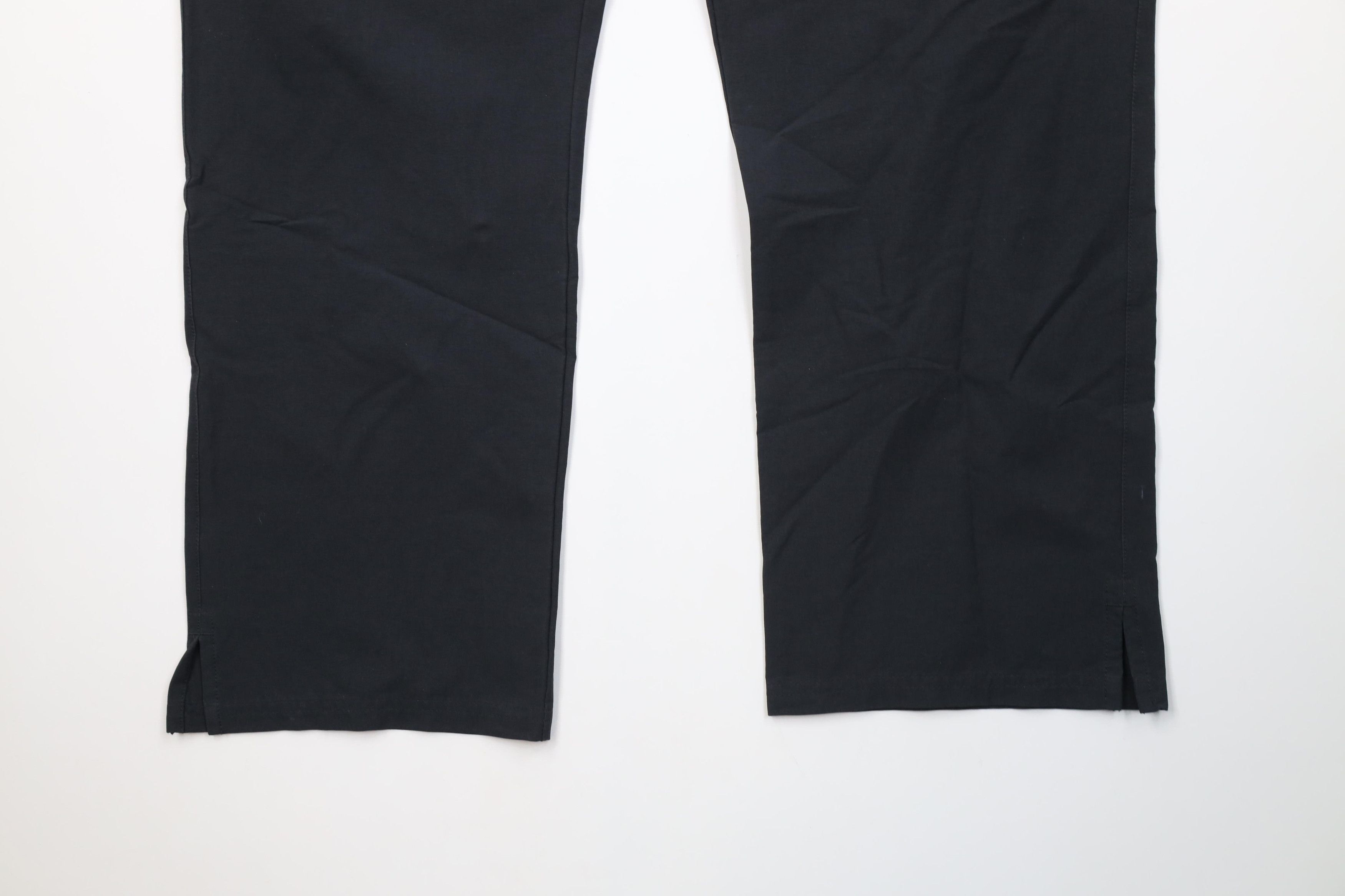 Oakley Vintage Y2K Oakley Stretch O Logo Wide Leg Chino Pants Black Size US 40 / EU 56 - 4 Thumbnail