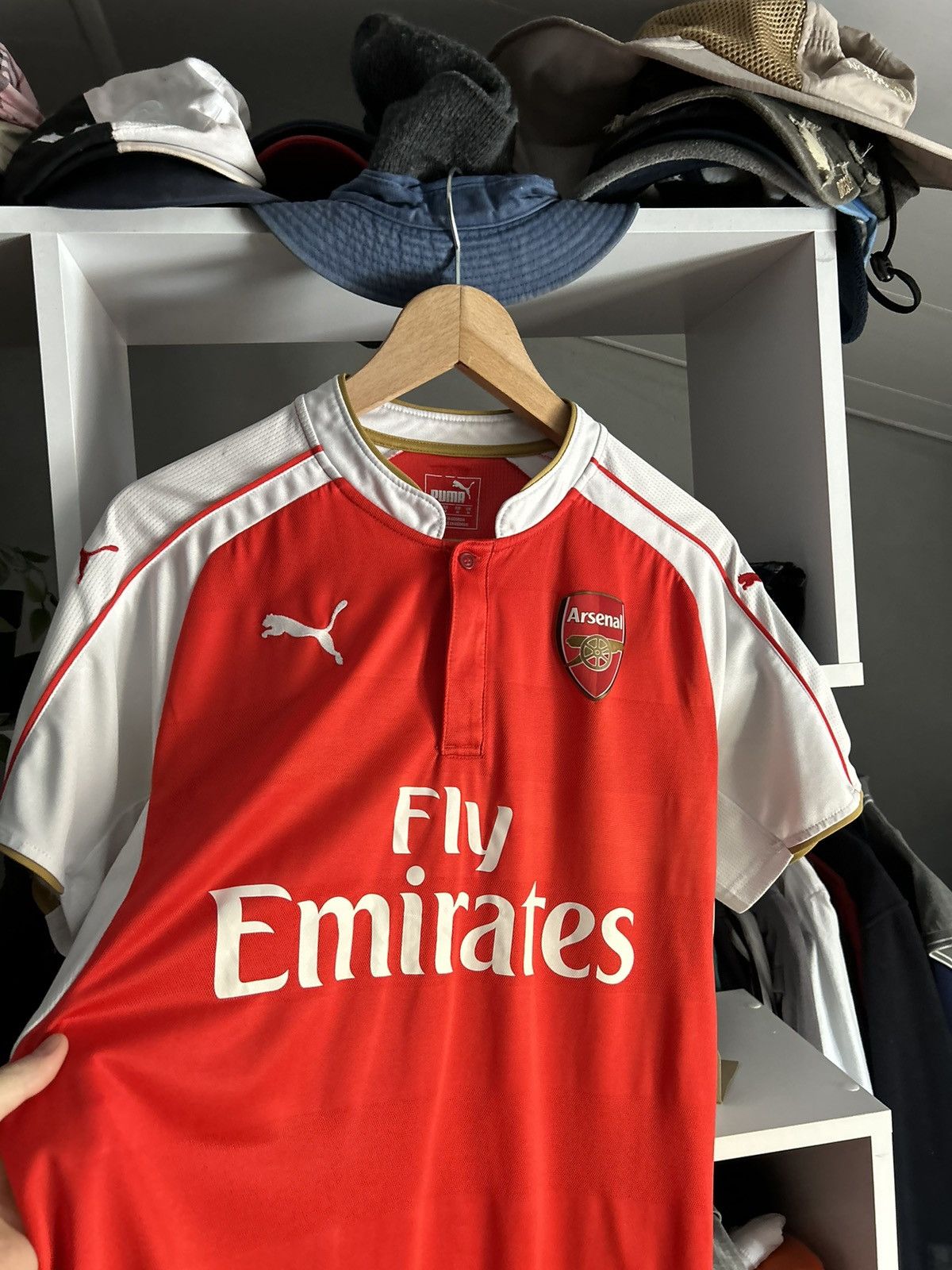 Puma Puma Arsenal 2015/16 Home soccer jersey Size US M / EU 48-50 / 2 - 3 Thumbnail