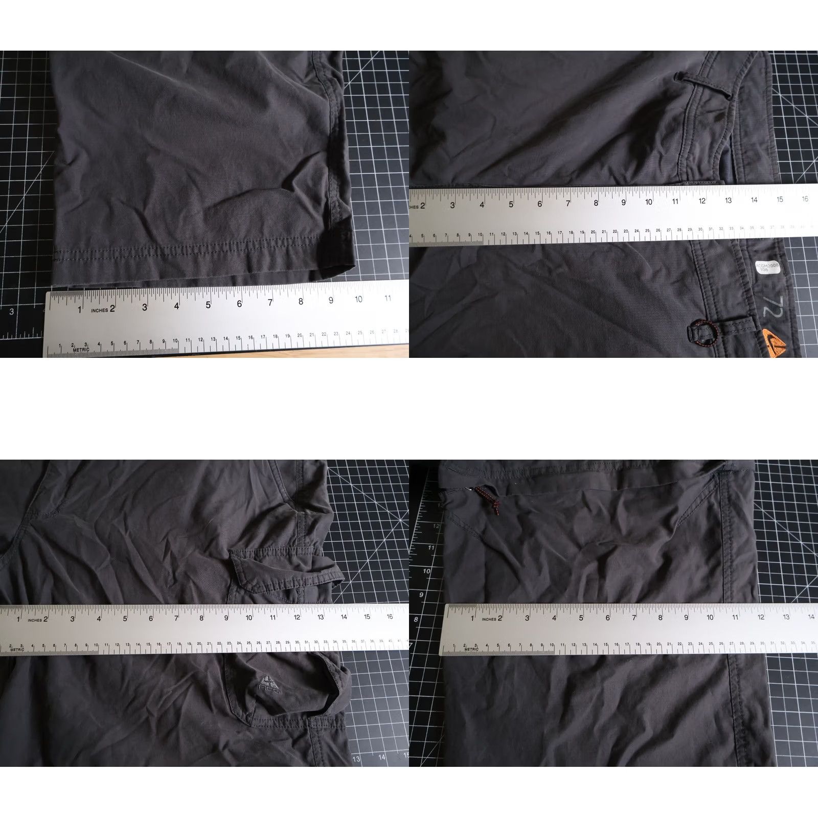 Nike ACG Nike ACG Pants Convertible Shorts Cargo Gray Cotton Blend Men's 40 x 32 Size US 40 / EU 56 - 8 Thumbnail