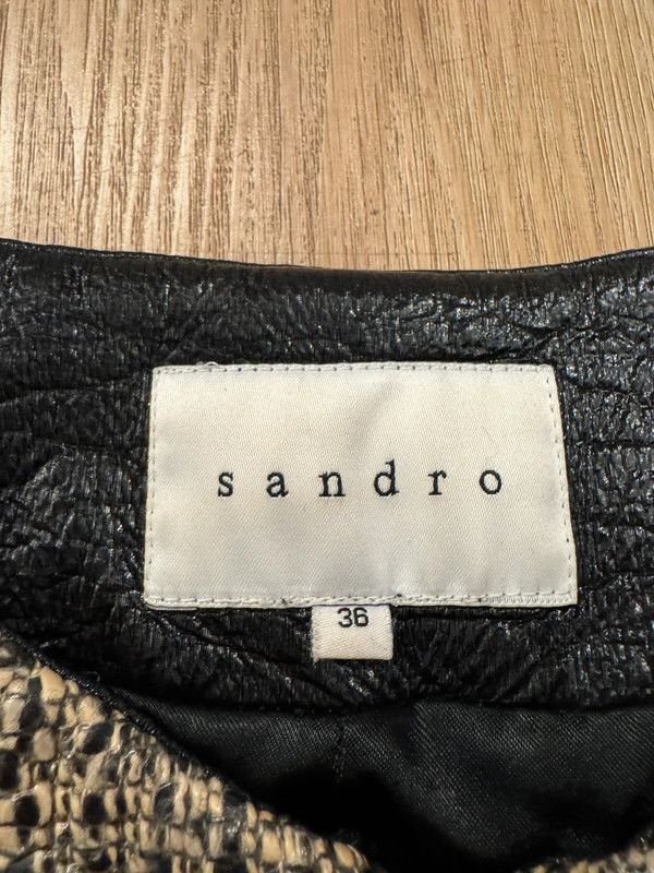 Sandro Sandro Paris Tweed Vedette Metallic Jacket Pattern S new Size S / US 4 / IT 40 - 6 Thumbnail