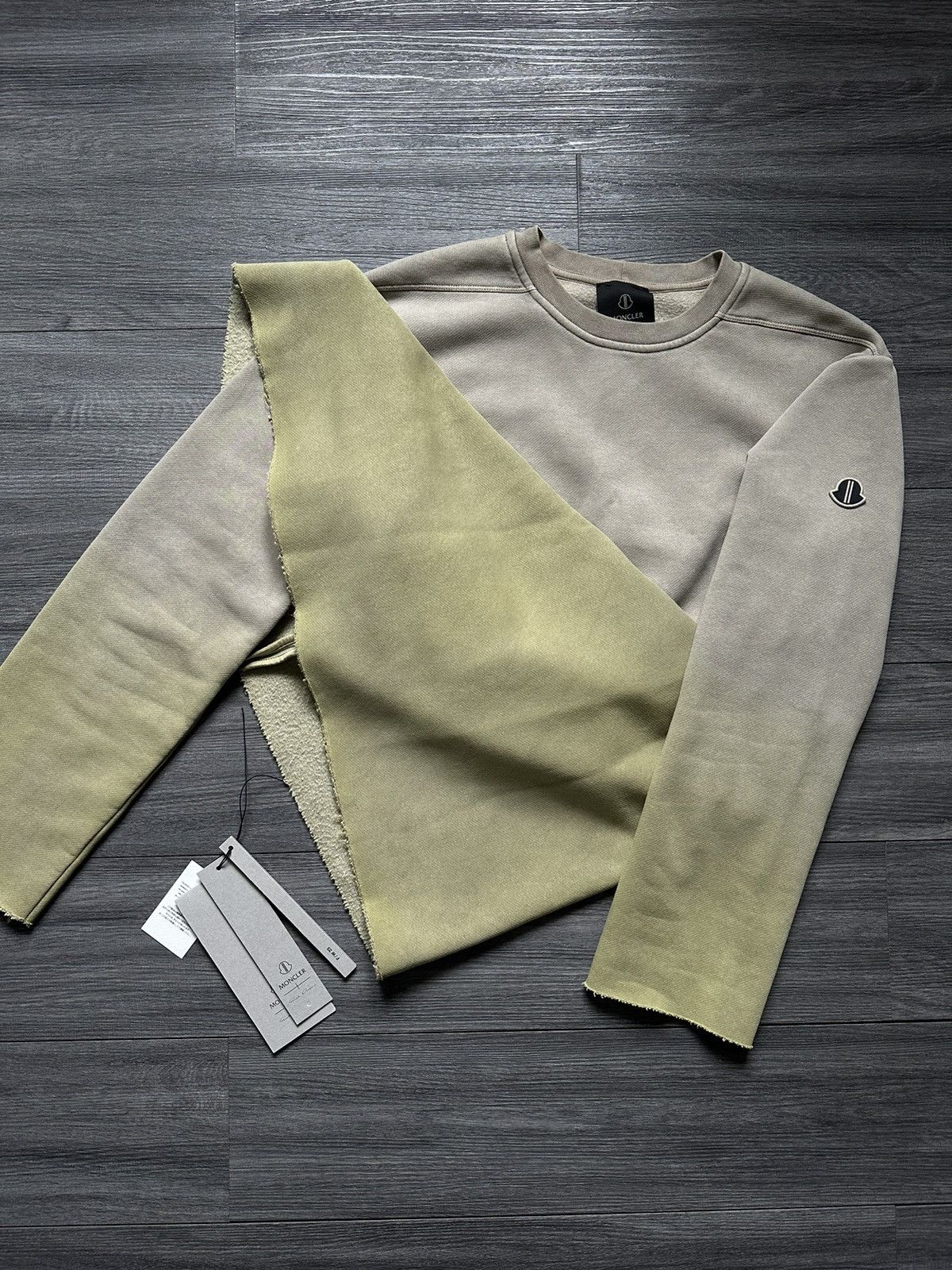 image of Moncler x Rick Owens Subhuman in Beige, Men's (Size Small)