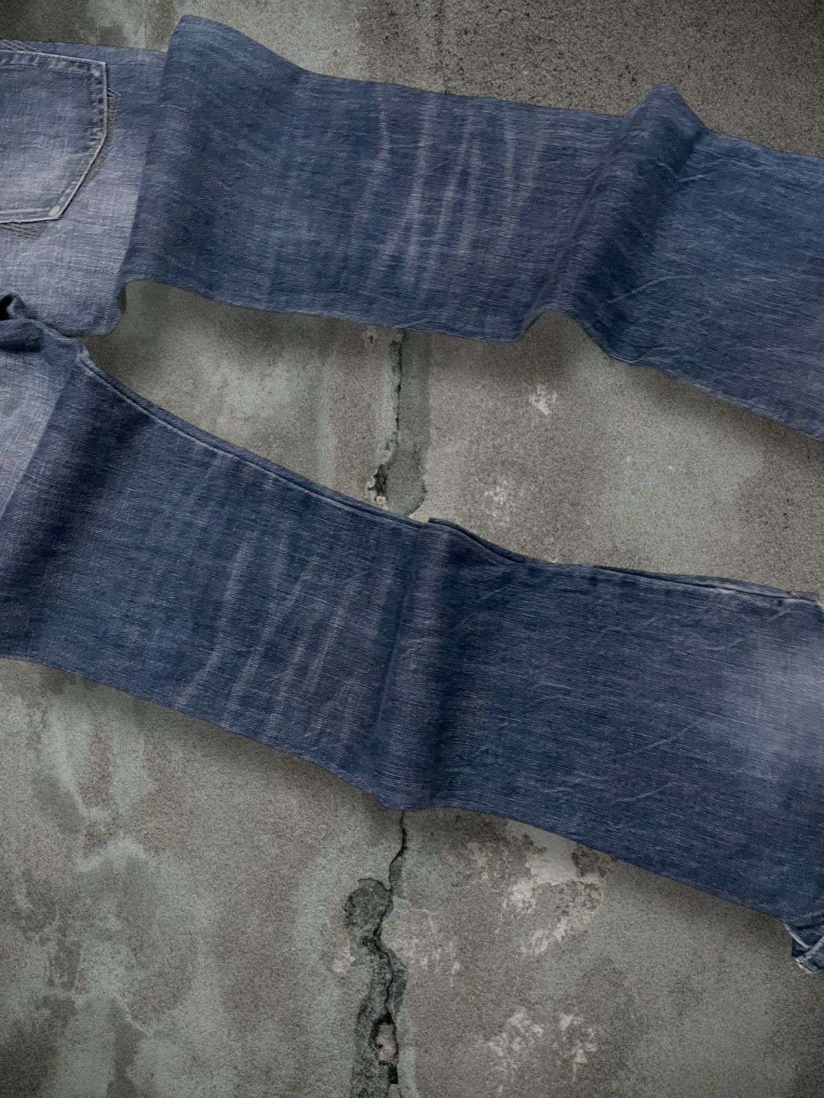 Marithe + Francois Girbaud Vintage 1990s Designer Marithe Francois Girbaud Flared Denim Size US 26 / EU 42 - 14 Thumbnail