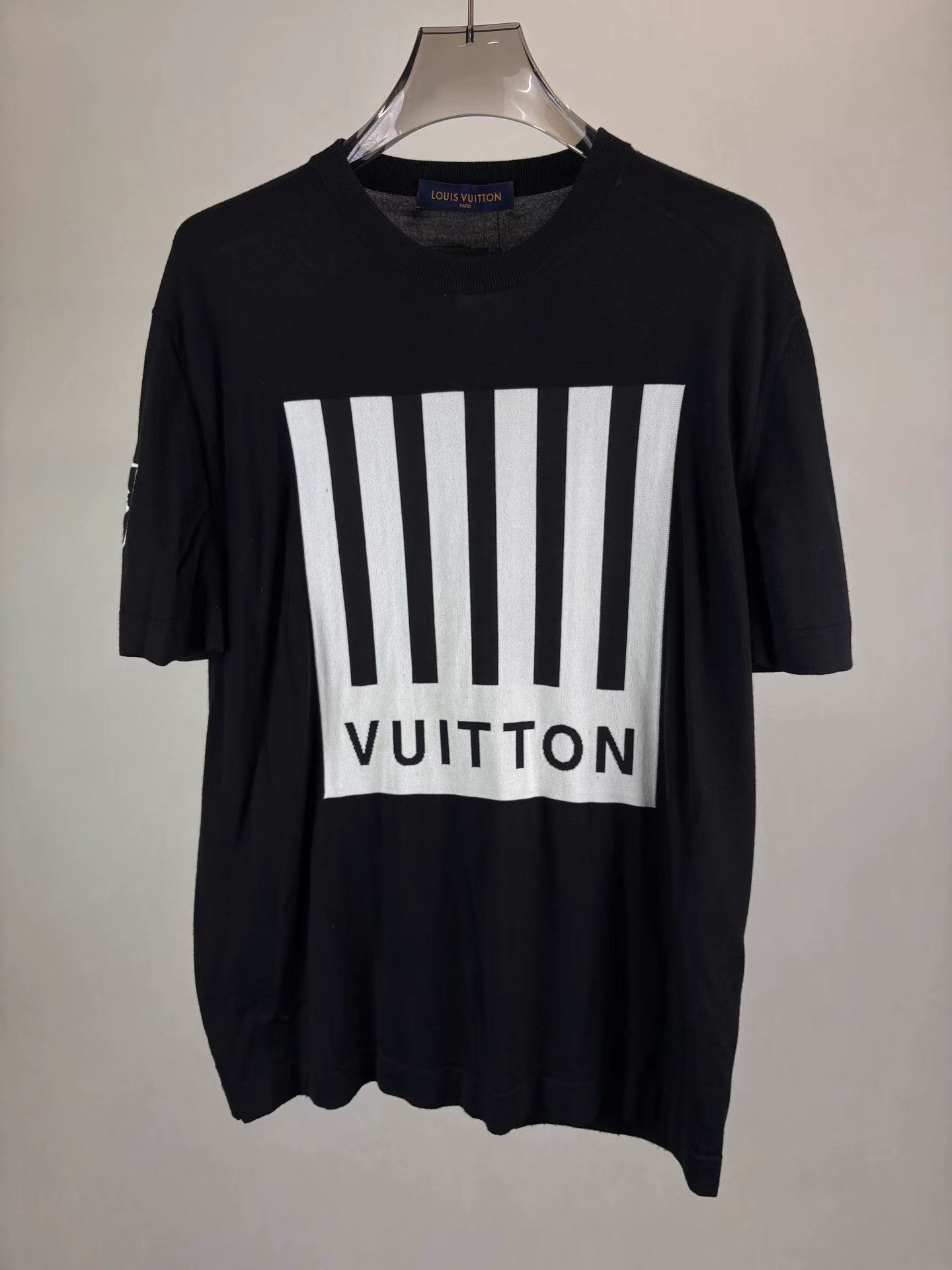 Louis Vuitton LOUIS VUITTON Piano Earth Knit Short Sleeve K1 Size US XL / EU 56 / 4 - 1 Thumbnail