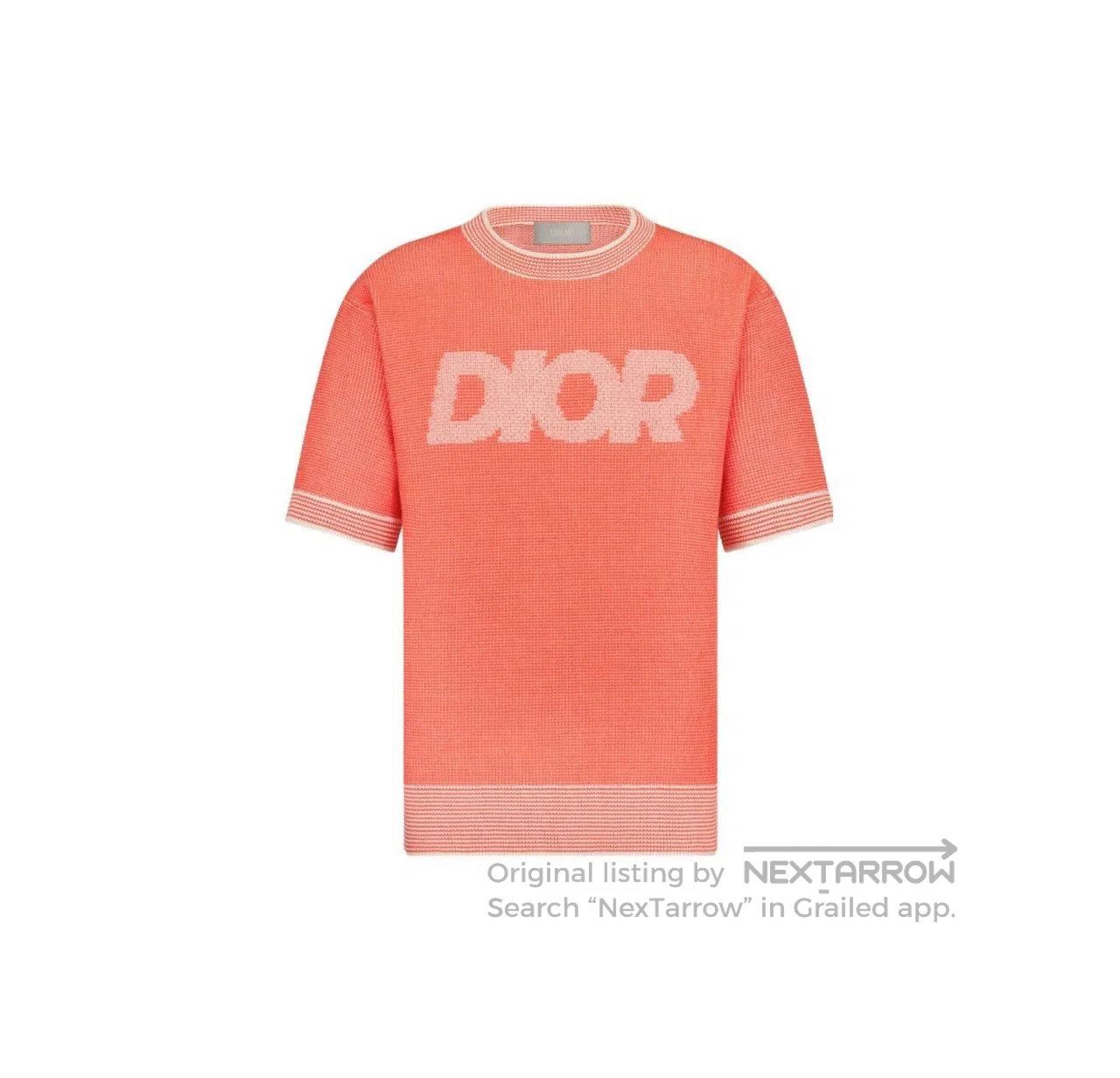 Dior dior ss23 logo print coral red t. Size S / US 4 / IT 40 - 5 Thumbnail