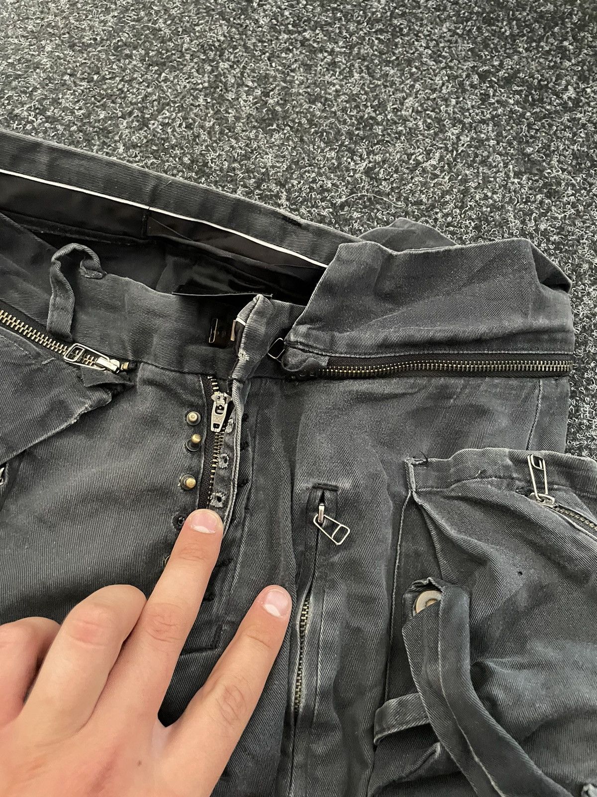 If Six Was Nine × Marithe + Francois Girbaud Cargo pants joggers trousers Multi Pocket desert punk chrome Size US 30 / EU 46 - 5 Thumbnail