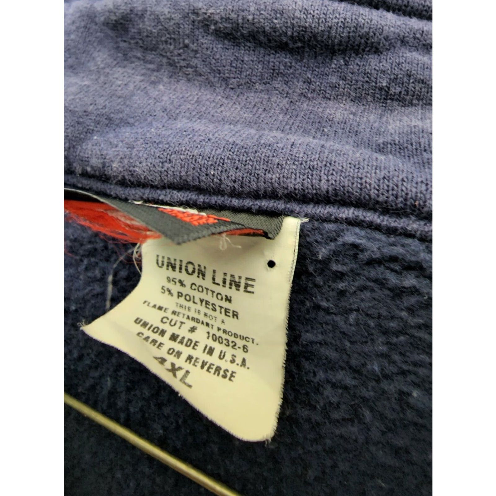 Union LA Vintage Baltimore City Fire Dept Ladder 49 Film Crew Sweatshirt 4XL Men Blue Fire Rescue Size US XXL / EU 58 / 5 - 4 Thumbnail