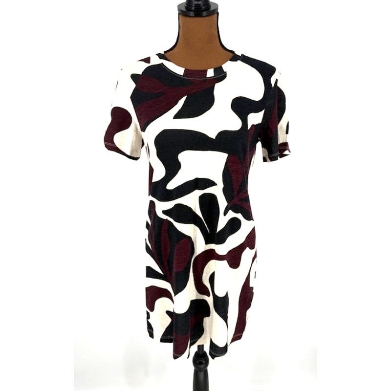 Sanctuary Sanctuary Modern Abstract Floral T-Shirt Dress Size S / US 4 / IT 40 - 1 Thumbnail