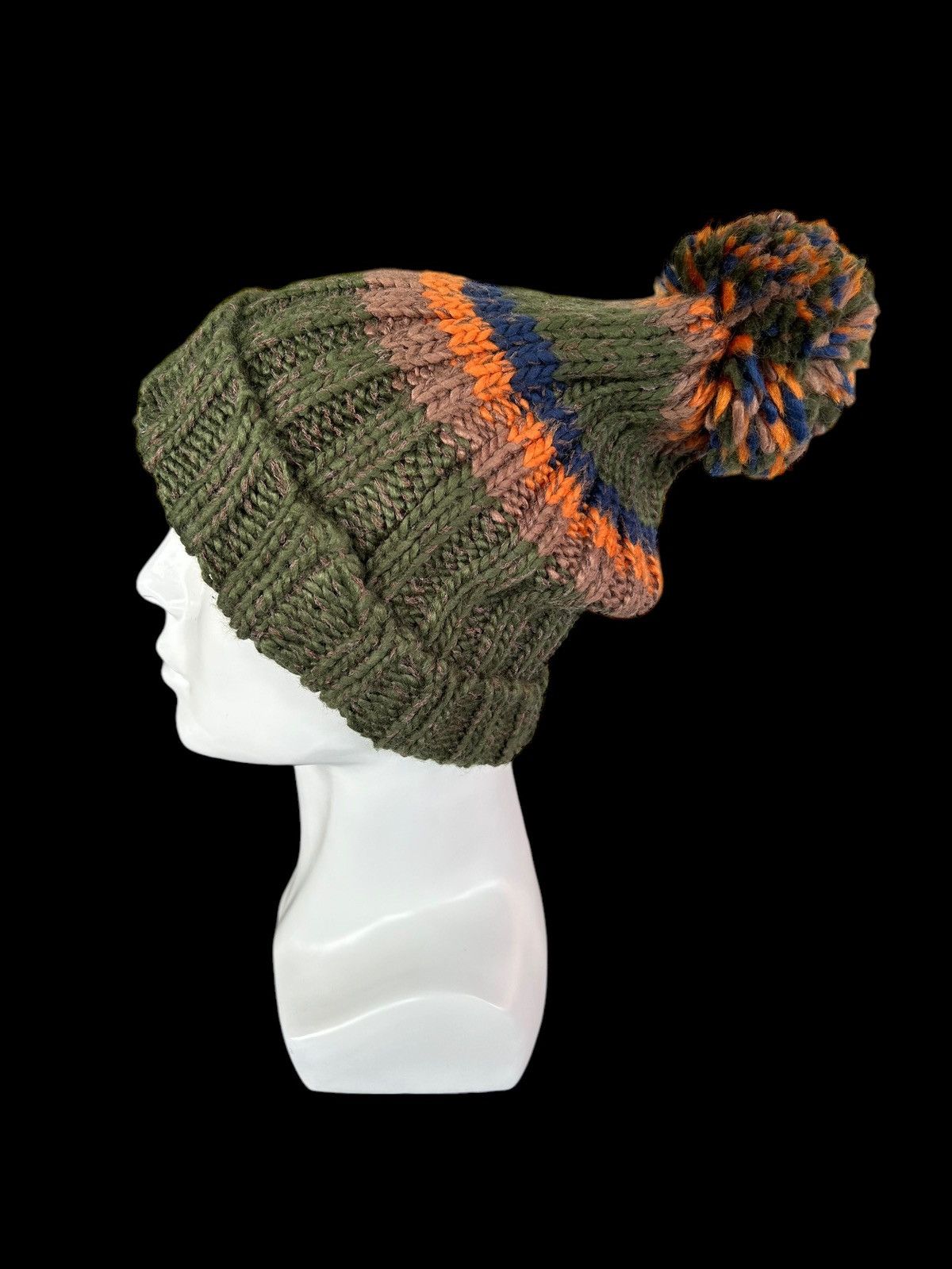 Japanese Brand × Kapital × Vintage Amina Crochet Knitted Beanie Hats ☠️☠️ Size ONE SIZE - 2 Thumbnail