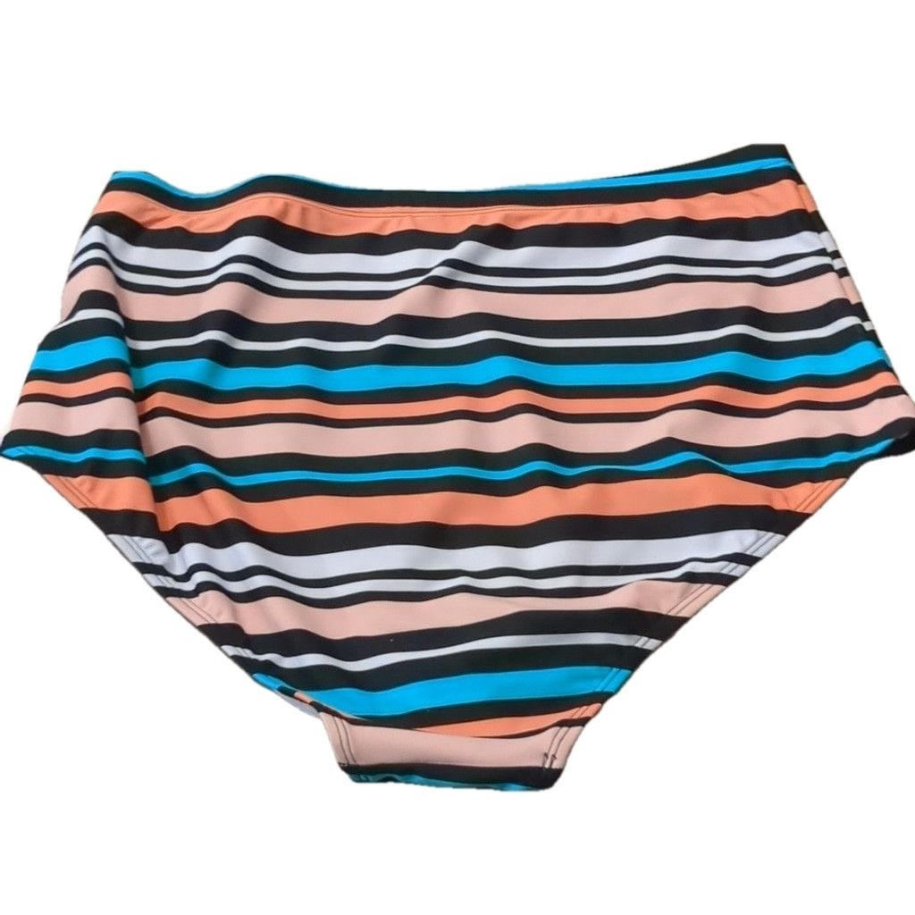 Torrid Torrid multi stripe smooth swim bottoms size 2 Size ONE SIZE - 8 Thumbnail