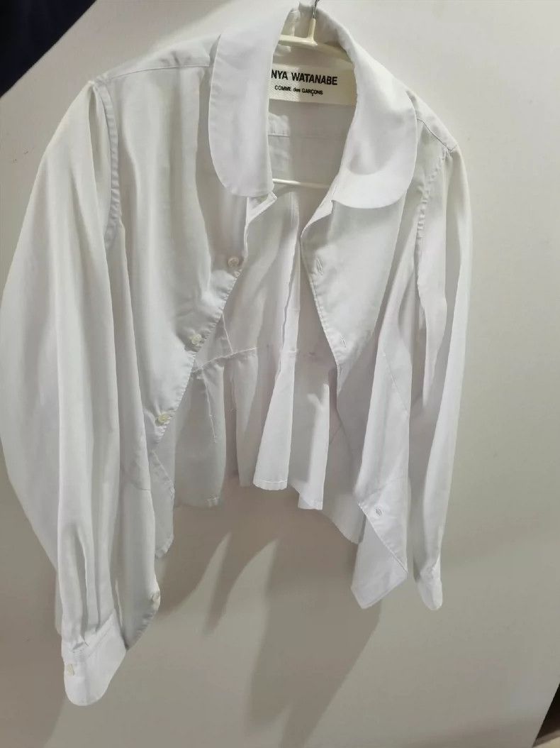 Junya Watanabe Junya Watanabe 98 Runway White Shirt Size M / US 6-8 / IT 42-44 - 1 Thumbnail