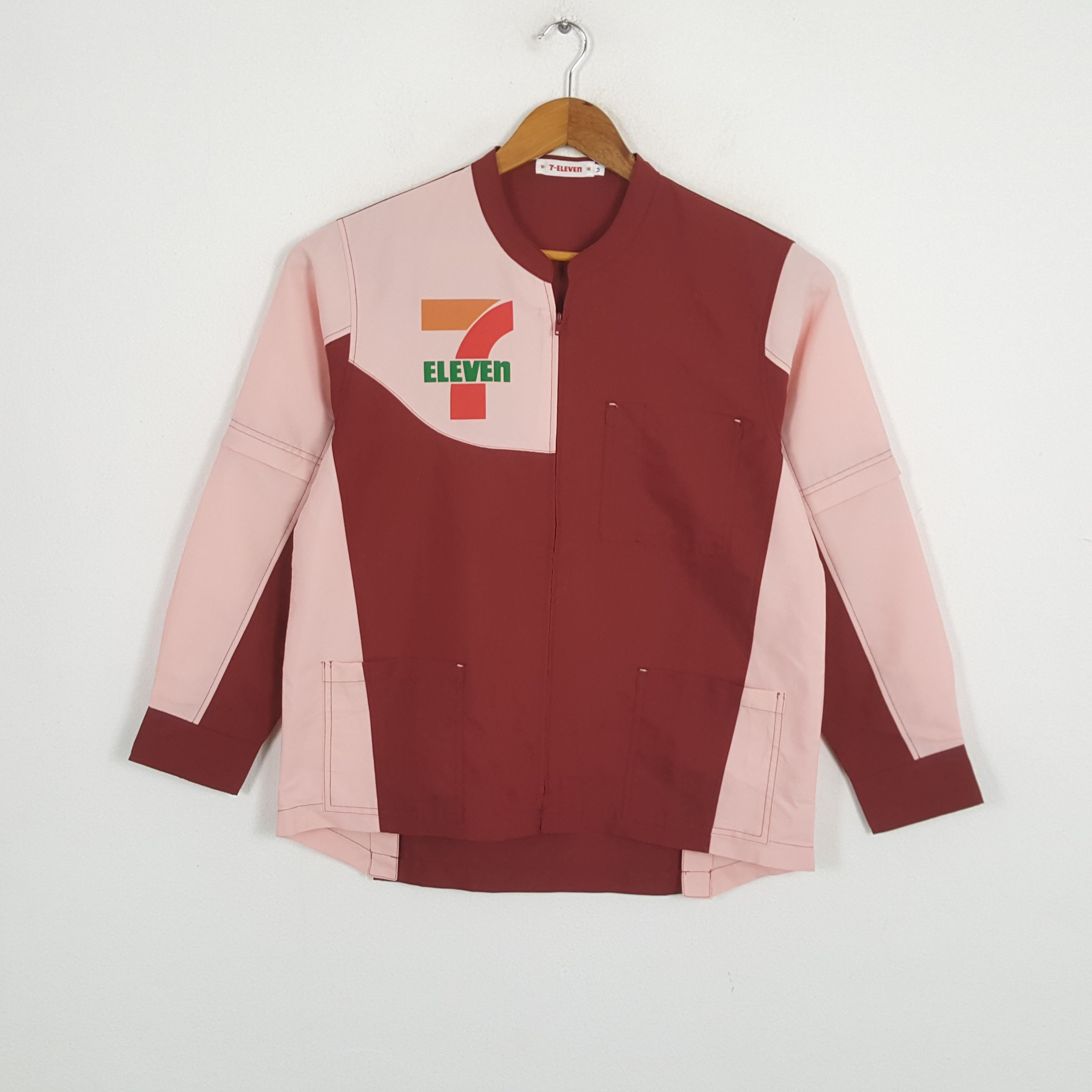 Japanese Brand × Vintage Vintage 7-ELEVEn Japanese Workers Uniform Shirt Jacket Size US M / EU 48-50 / 2 - 1 Thumbnail