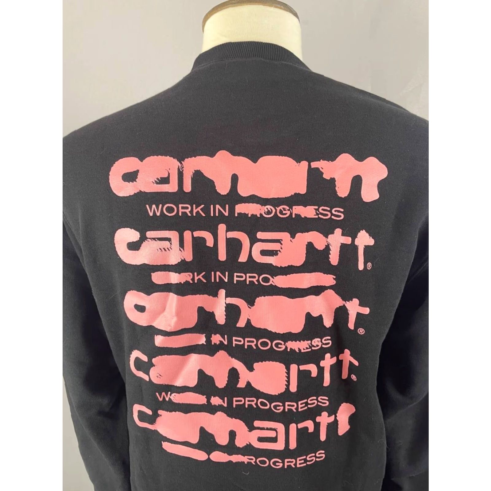 Carhartt Carhartt Mens Sweatshirt M Black Cotton Crew Neck Long Sleeve Pullover Size US M / EU 48-50 / 2 - 7 Thumbnail
