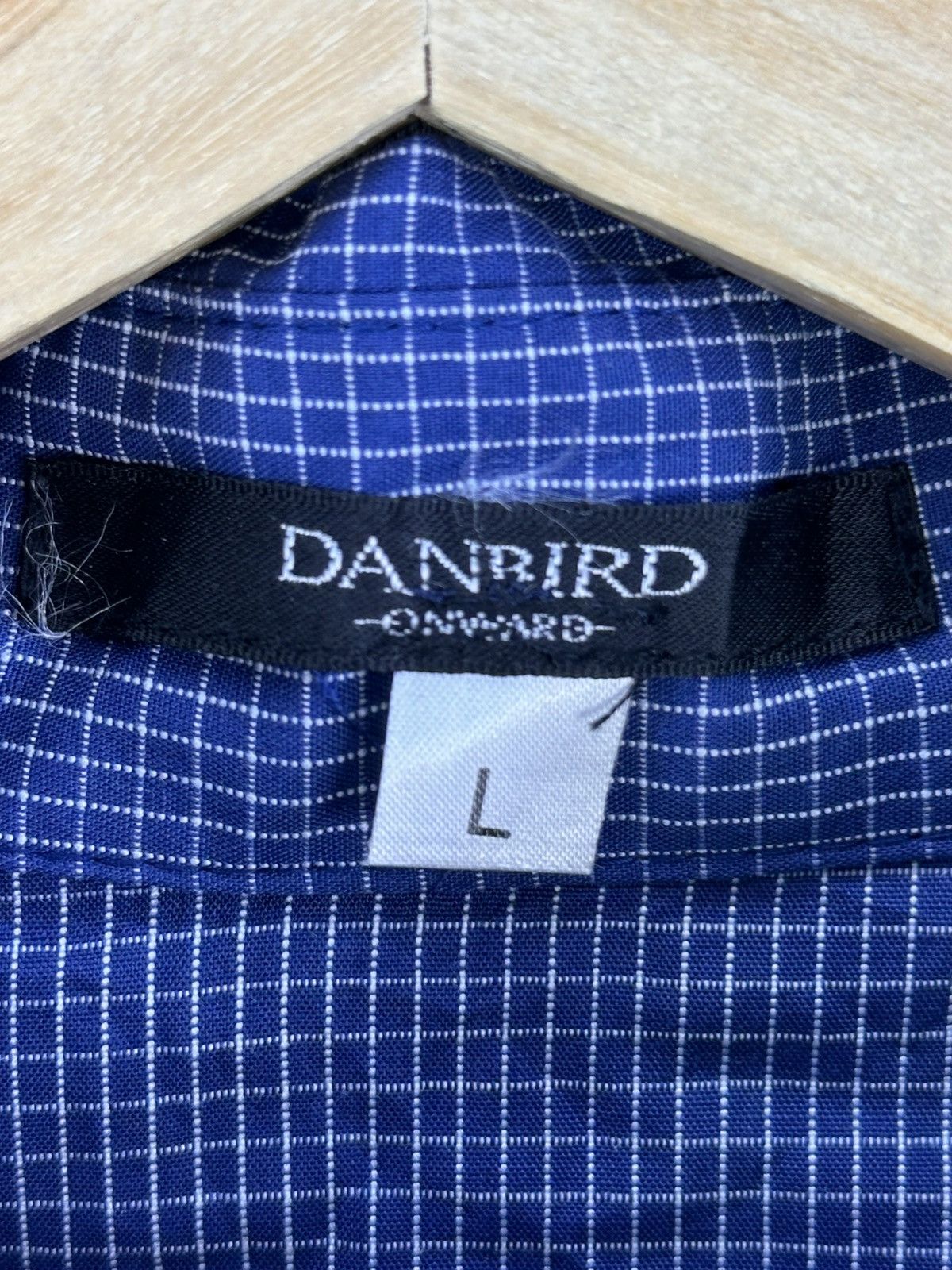 Japanese Brand Danbird Japan Beverage Grid Check Worker Shirt Size US L / EU 52-54 / 3 - 14 Thumbnail