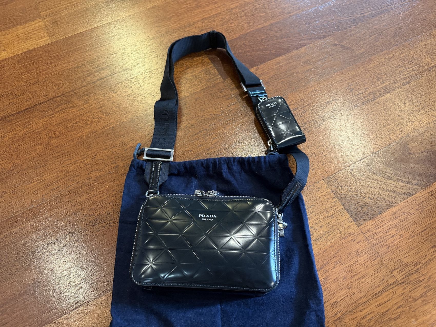Prada SS'24 Brique Bag Diamond Cut Size ONE SIZE - 2 Thumbnail