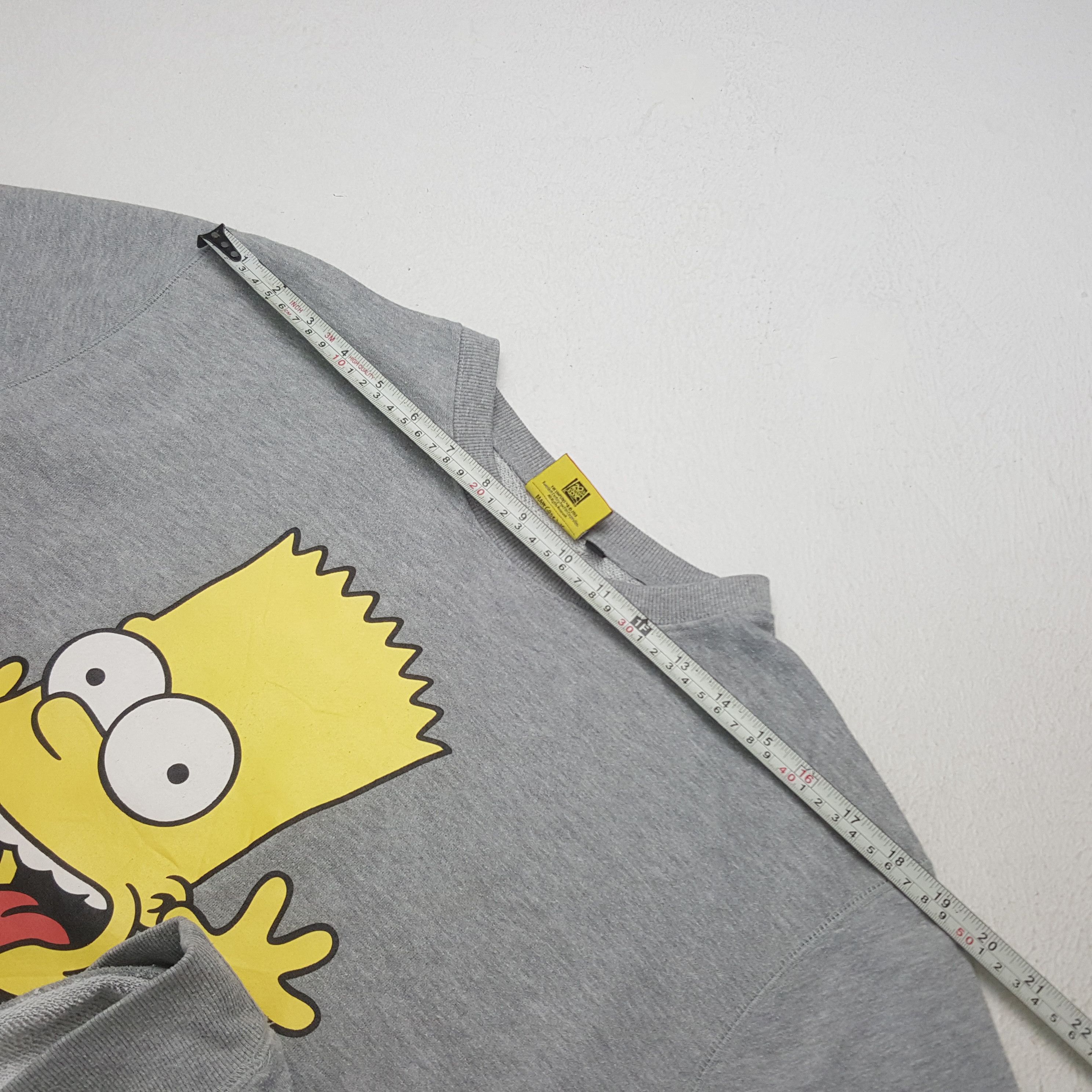 The Simpsons Vintage The Simpsons Bart Cartoon Sweatshirt C293N25 Size US M / EU 48-50 / 2 - 10 Thumbnail