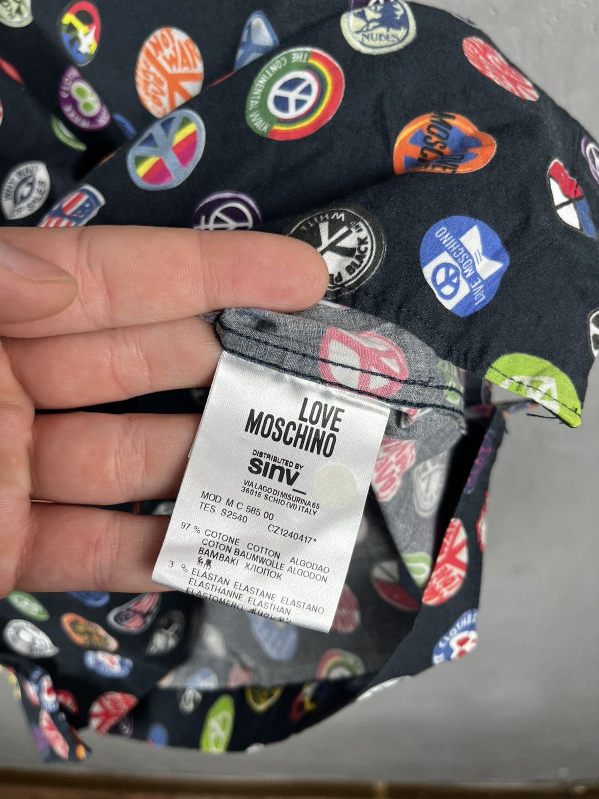 Designer Moschino shirt size m Size US M / EU 48-50 / 2 - 13 Thumbnail