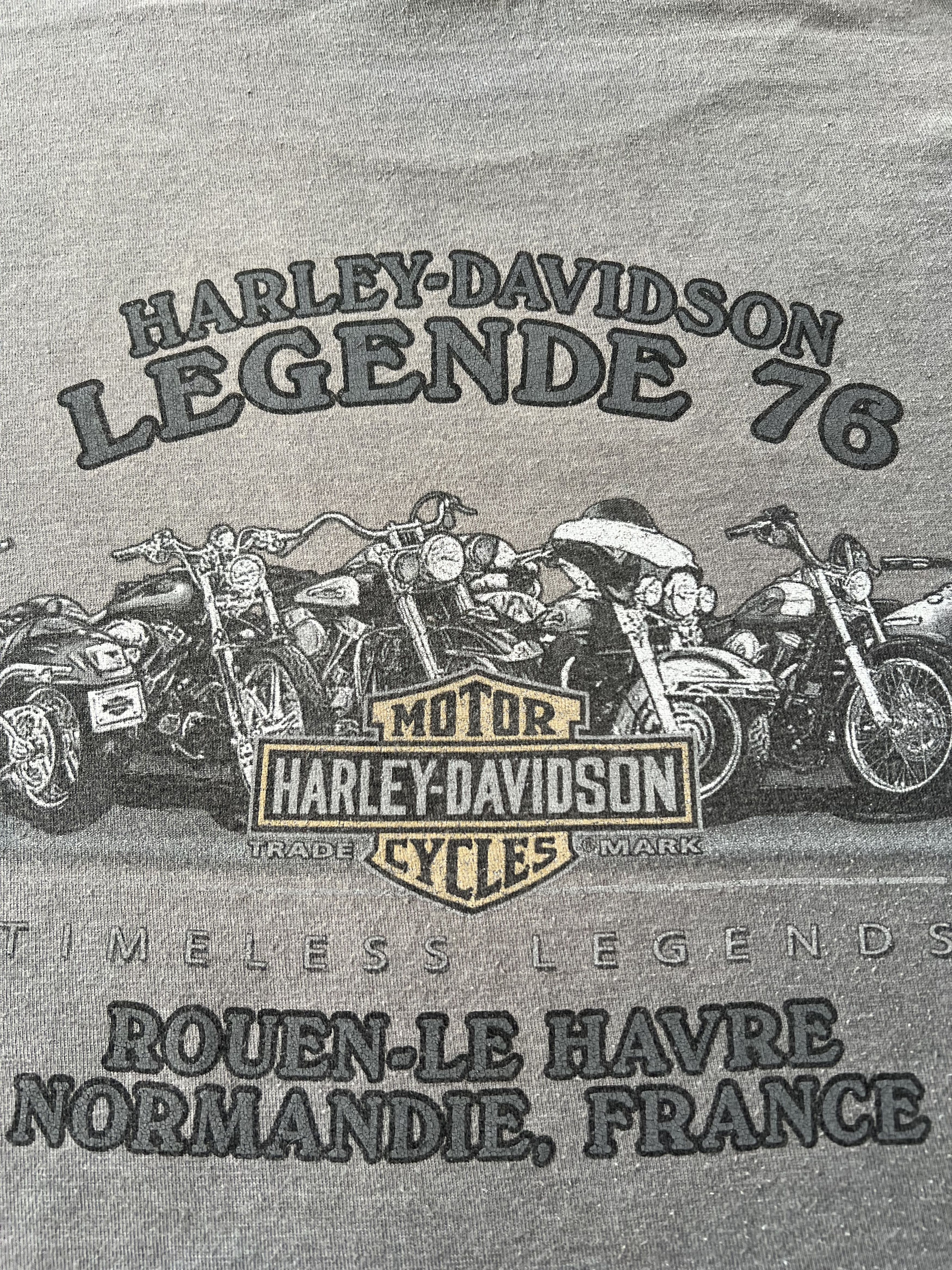 Harley Davidson Vintage 2014 Harley Davidson Motorcycle France T-shirt Size US XL / EU 56 / 4 - 16 Thumbnail